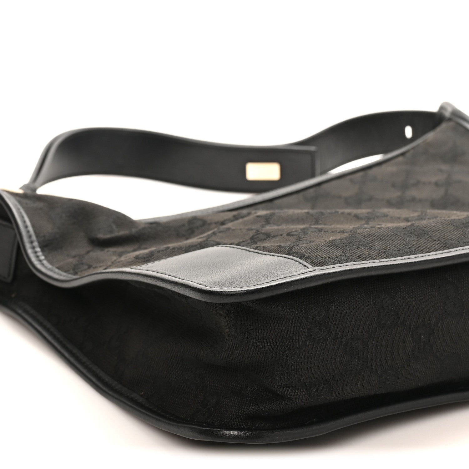 Gucci Monogram Shoulder Bag  Black