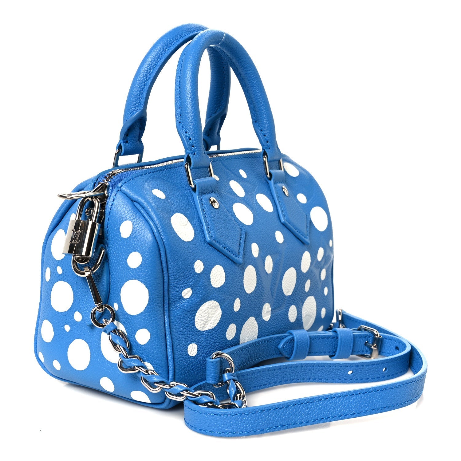 Louis Vuitton LV X YK Empreinte Speedy Bandouliere 20 Blue White