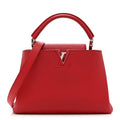 Louis Vuitton Taurillon Capucines BB Scarlet Red