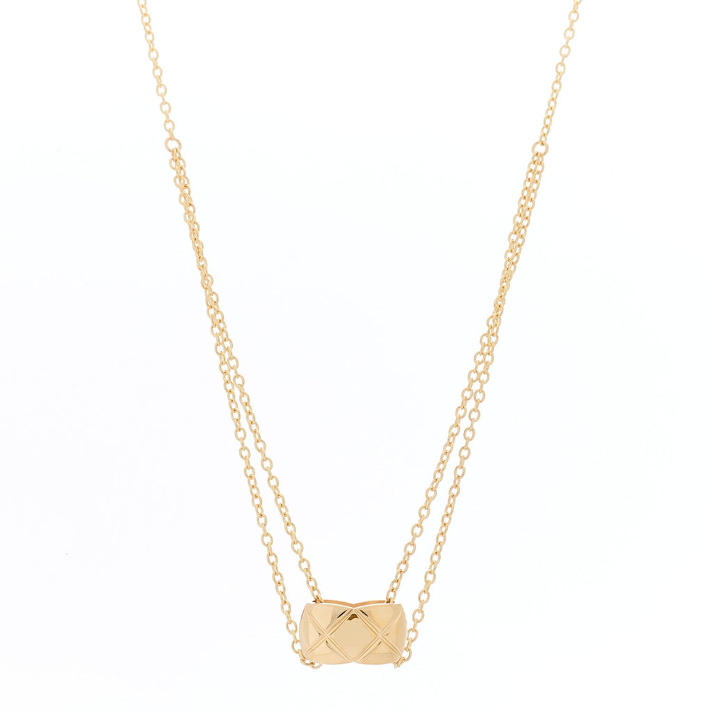 18K Yellow Gold Coco Crush Pendant Necklace