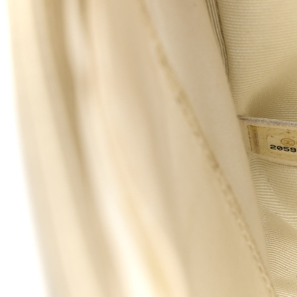 Chanel Lambskin Perforated Quilted New Medium Boy Flap Gold