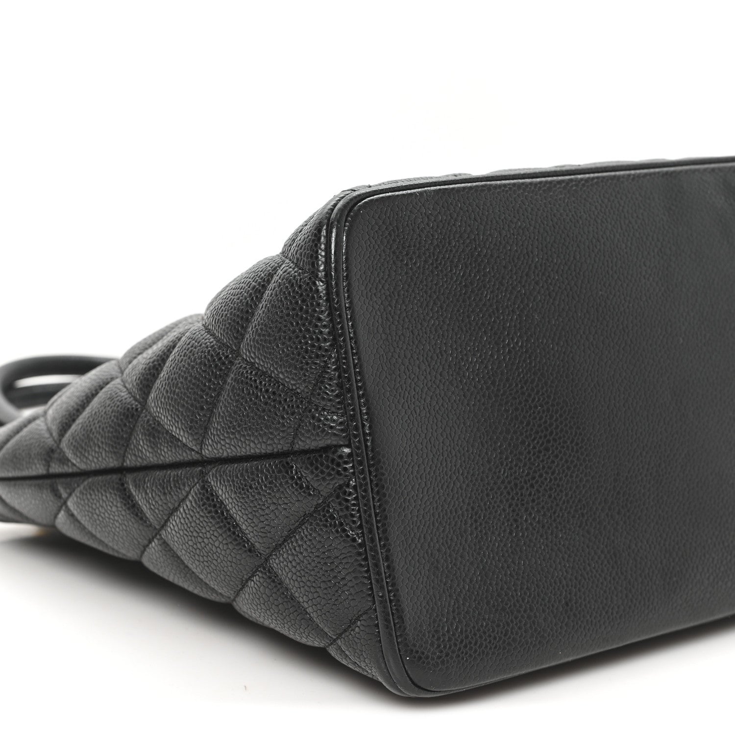 Chanel Caviar Quilted Medallion Tote Black