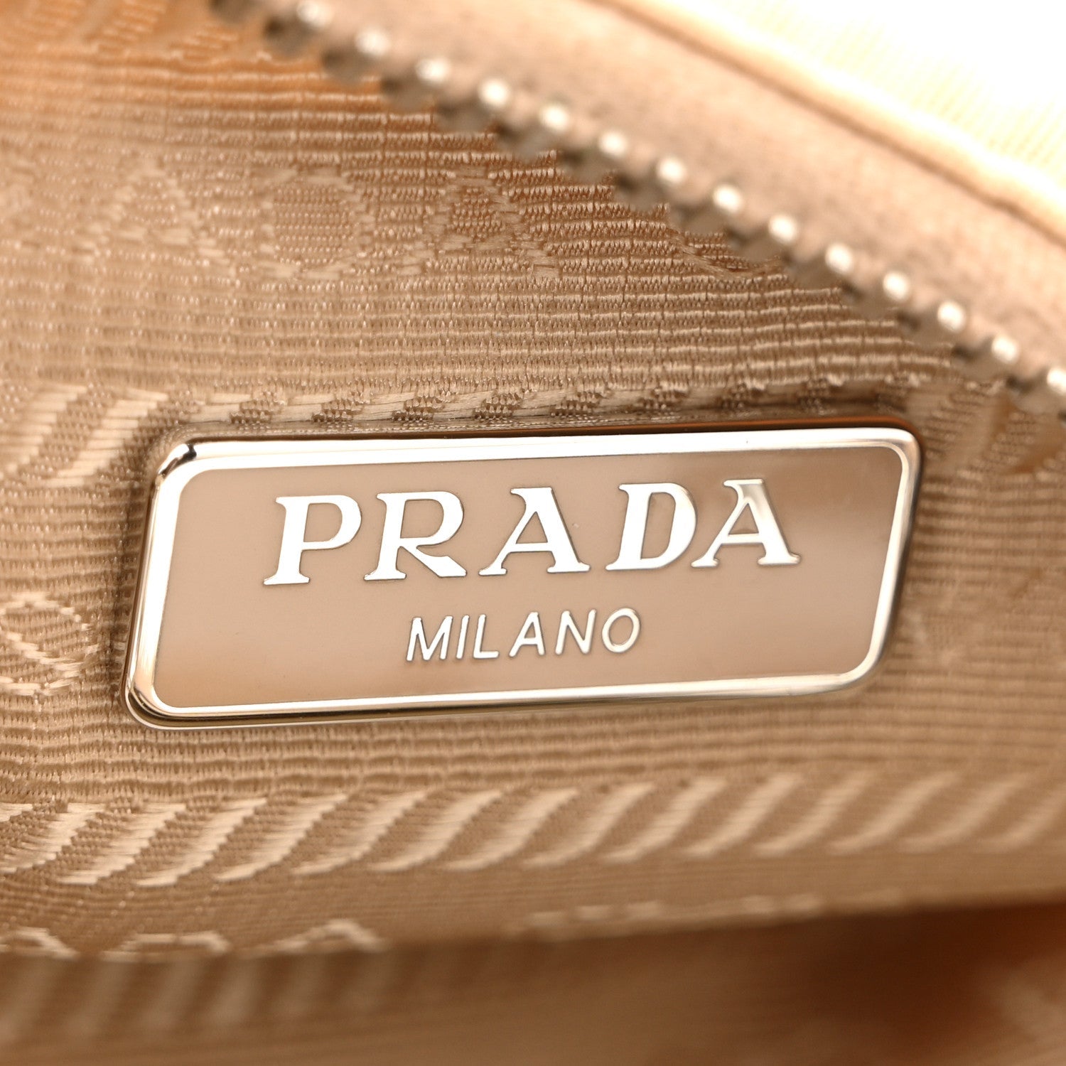 Prada Nylon Re-Edition 2005 Shoulder Bag Cammeo