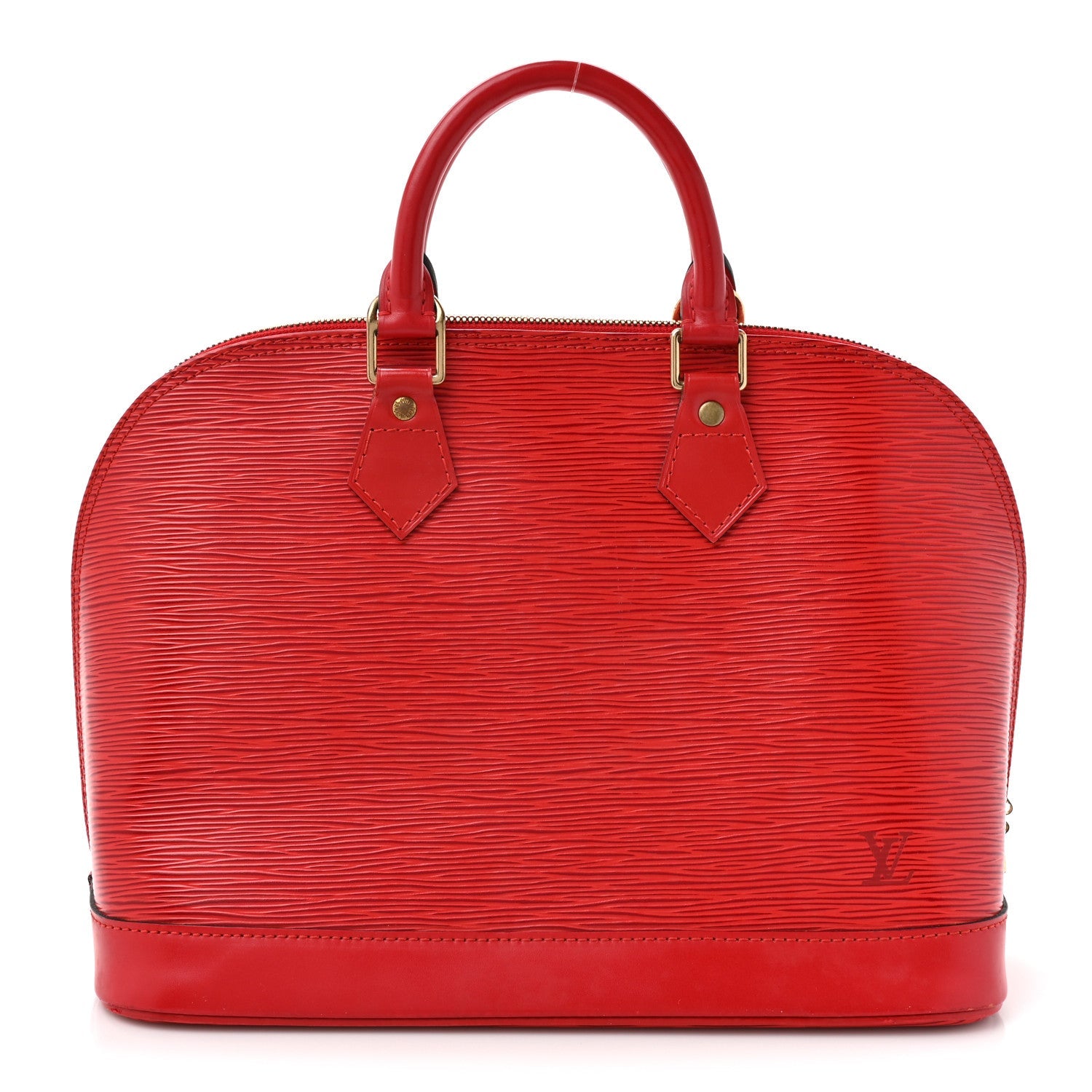 Louis Vuitton Epi Alma PM Castillan Red