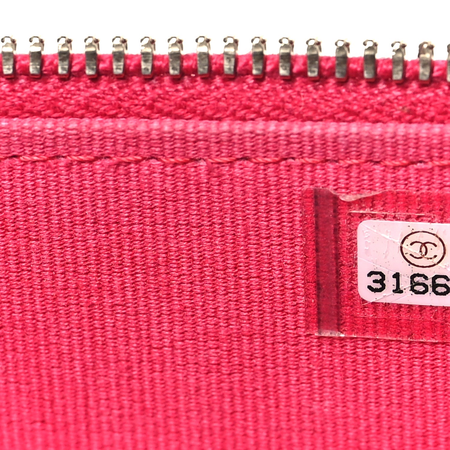 Chanel Lambskin Quilted Mini Top Handle Vanity Case With Chain Dark Pink