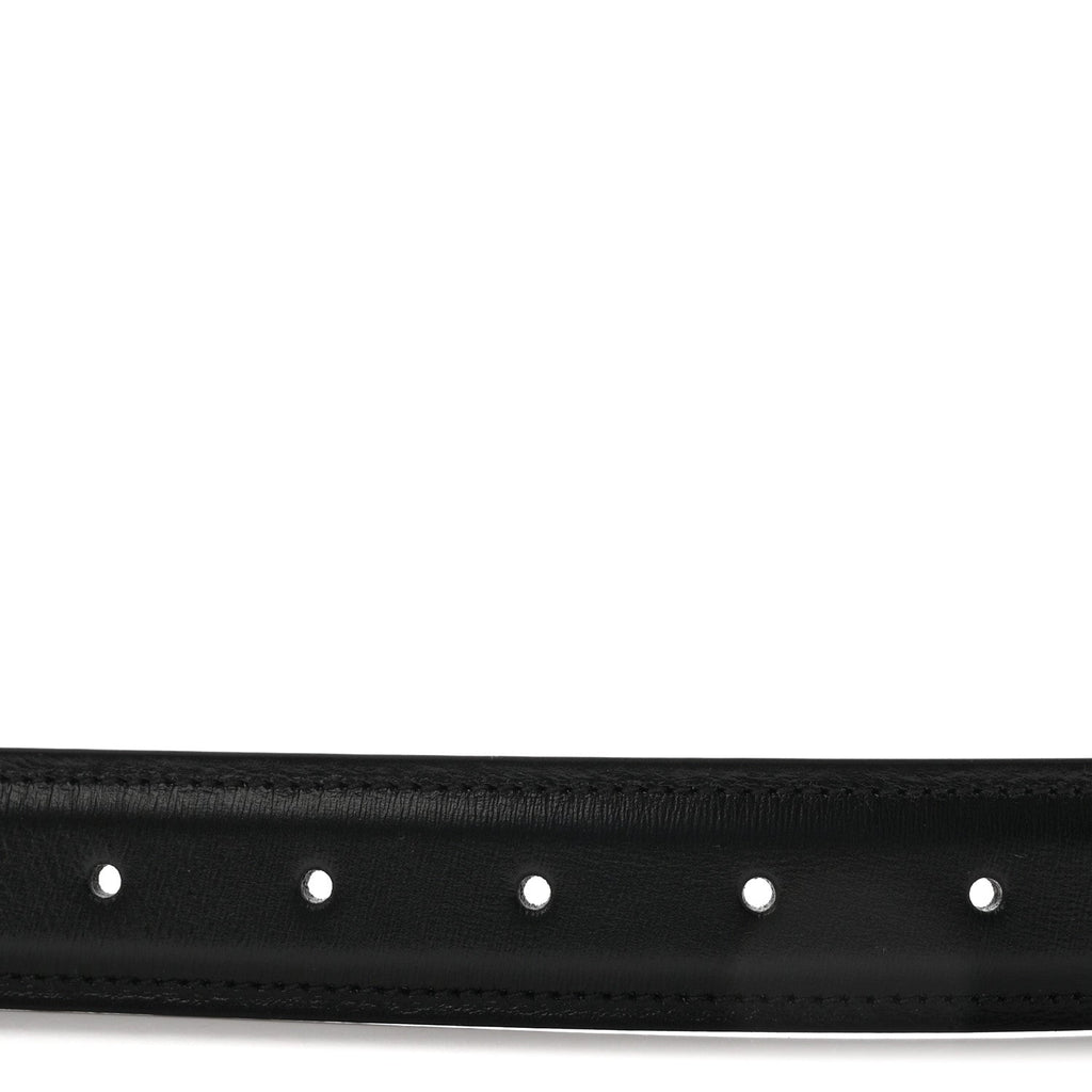 Gucci Lux Calfskin Blondie Interlocking G 30mm Belt 110 44 Black