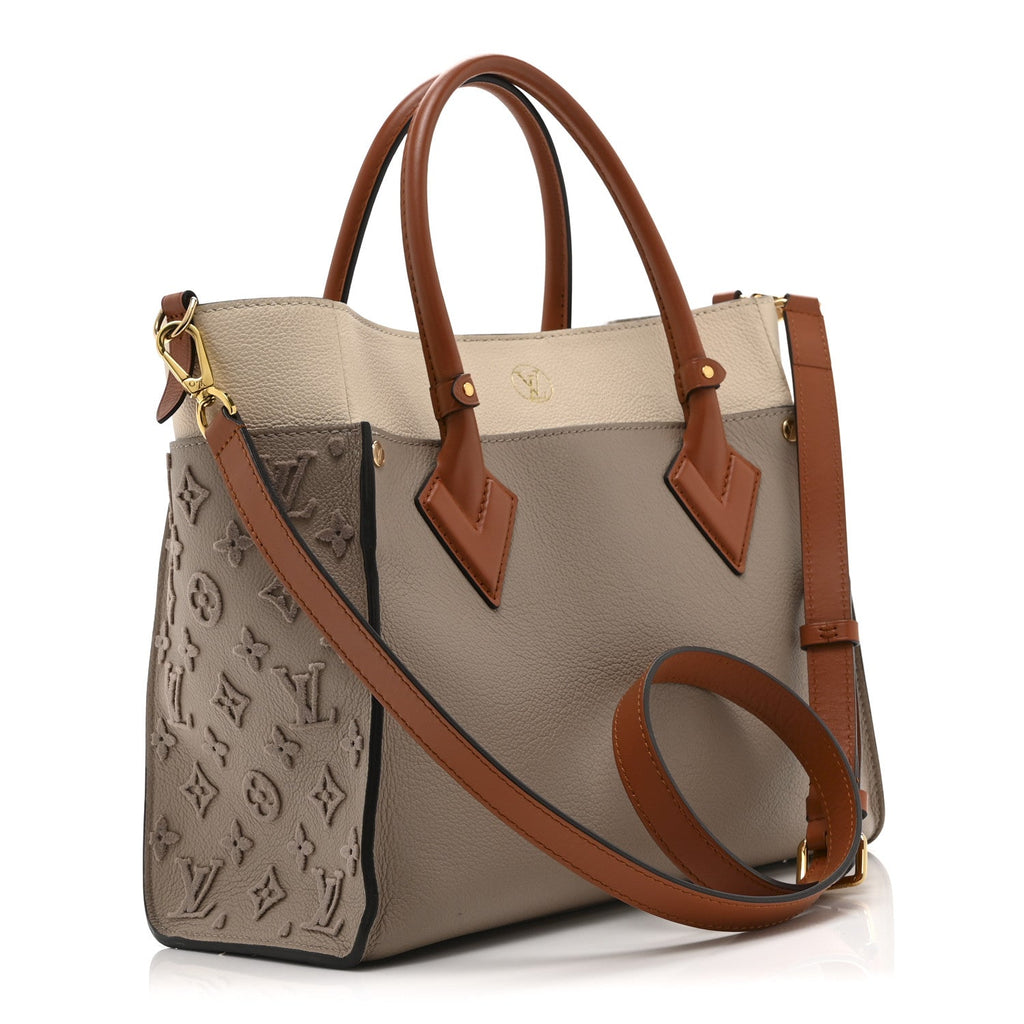 Louis Vuitton Calfskin Monogram Tufting On My Side Galet
