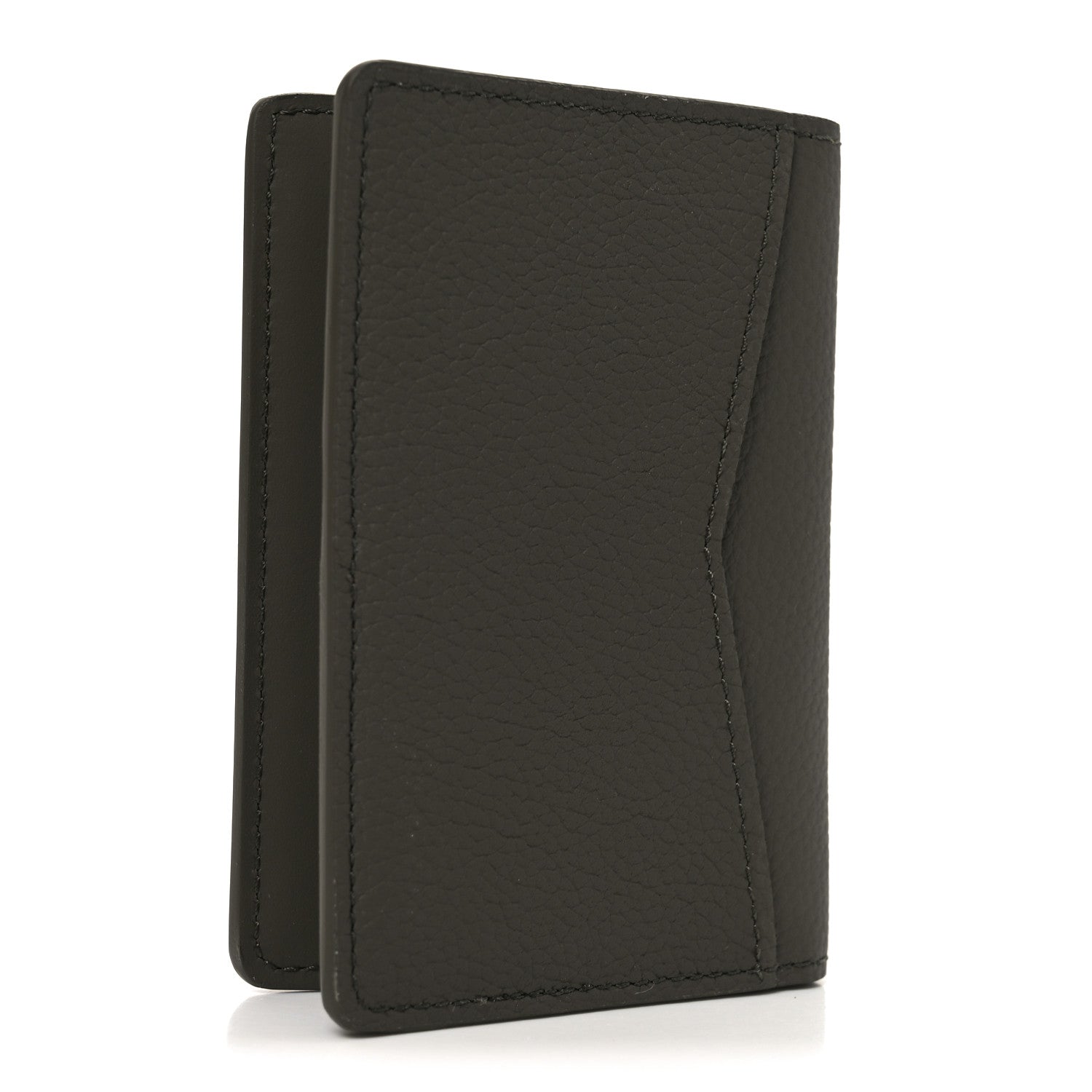 Louis Vuitton Grained Calfskin Aerogram Pocket Organizer Khaki
