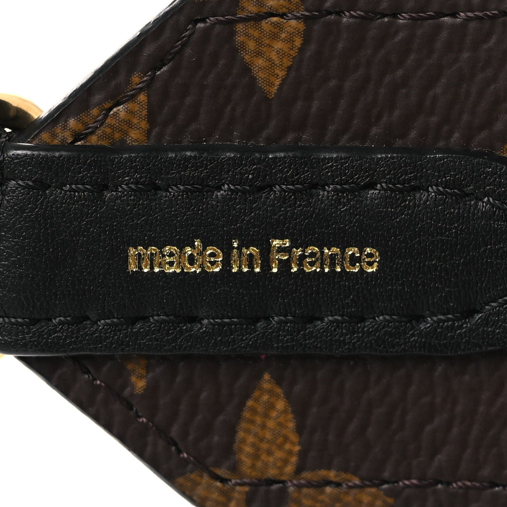 Louis Vuitton Monogram Letter Bandouliere Shoulder Strap Black