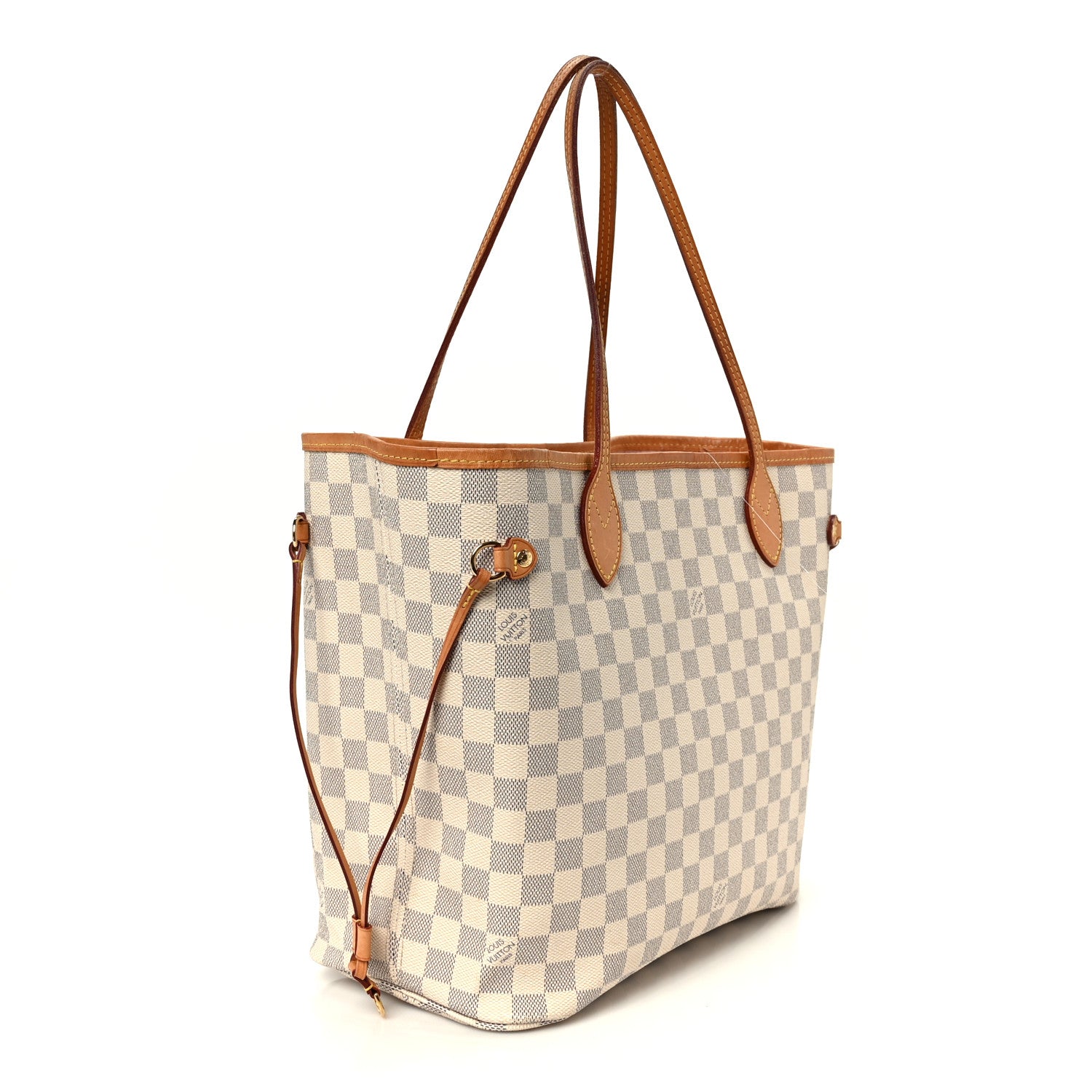 Louis Vuitton Damier Azur Neo Neverfull MM Rose Ballerine