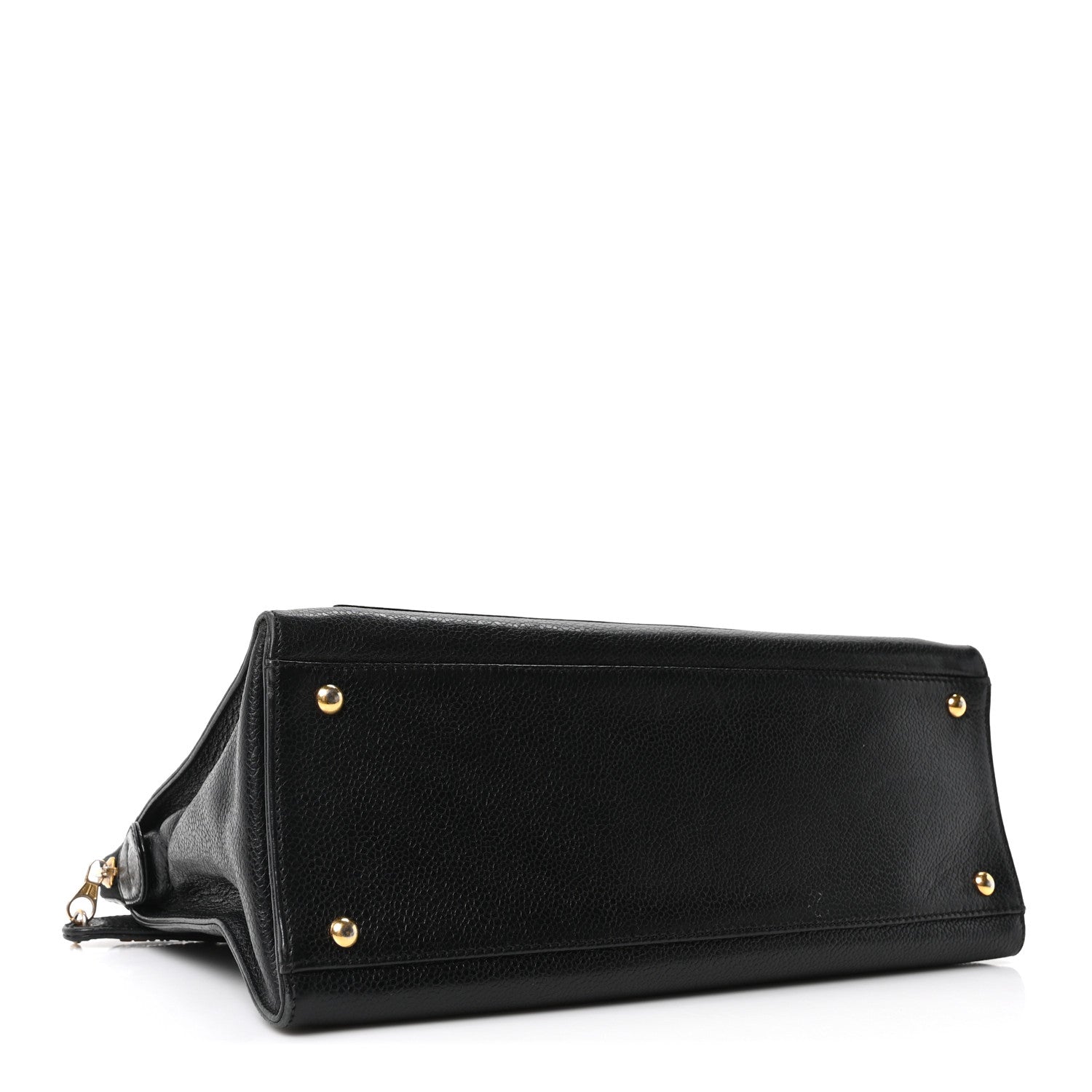 Chanel Caviar Flap Shoulder Bag Black