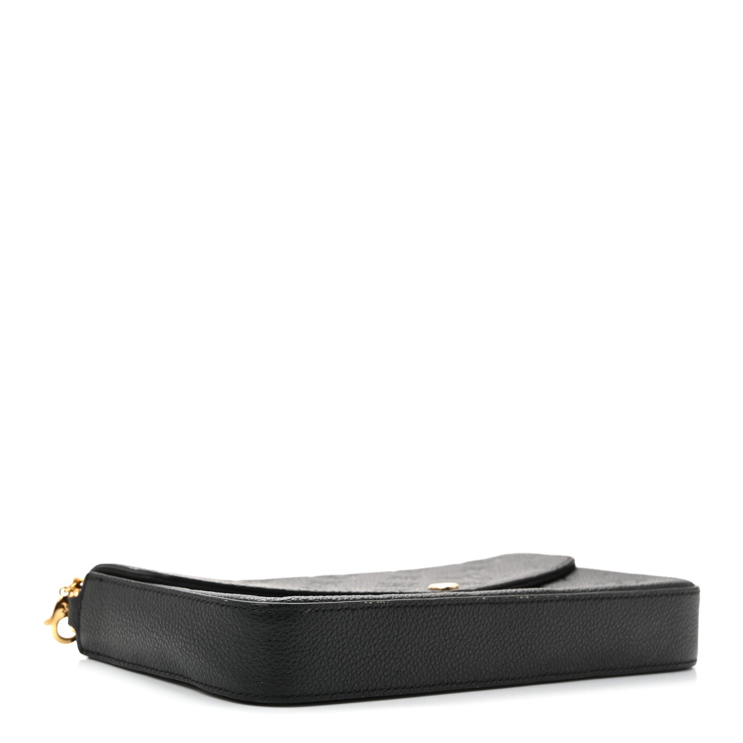Louis Vuitton Empreinte Pochette Felicie Chain Wallet Black