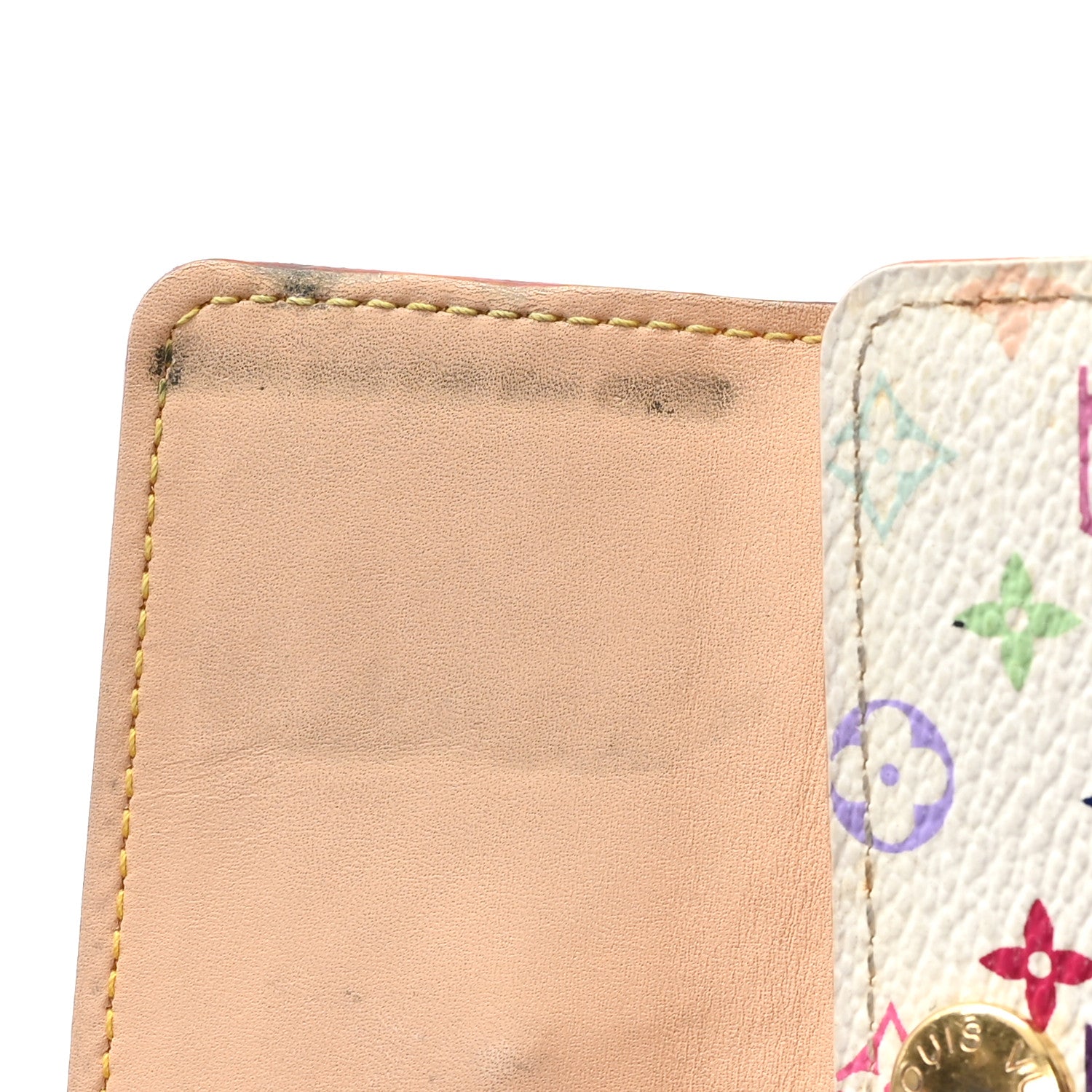 Louis Vuitton Monogram Multicolor Multicles 4 Key Holder White
