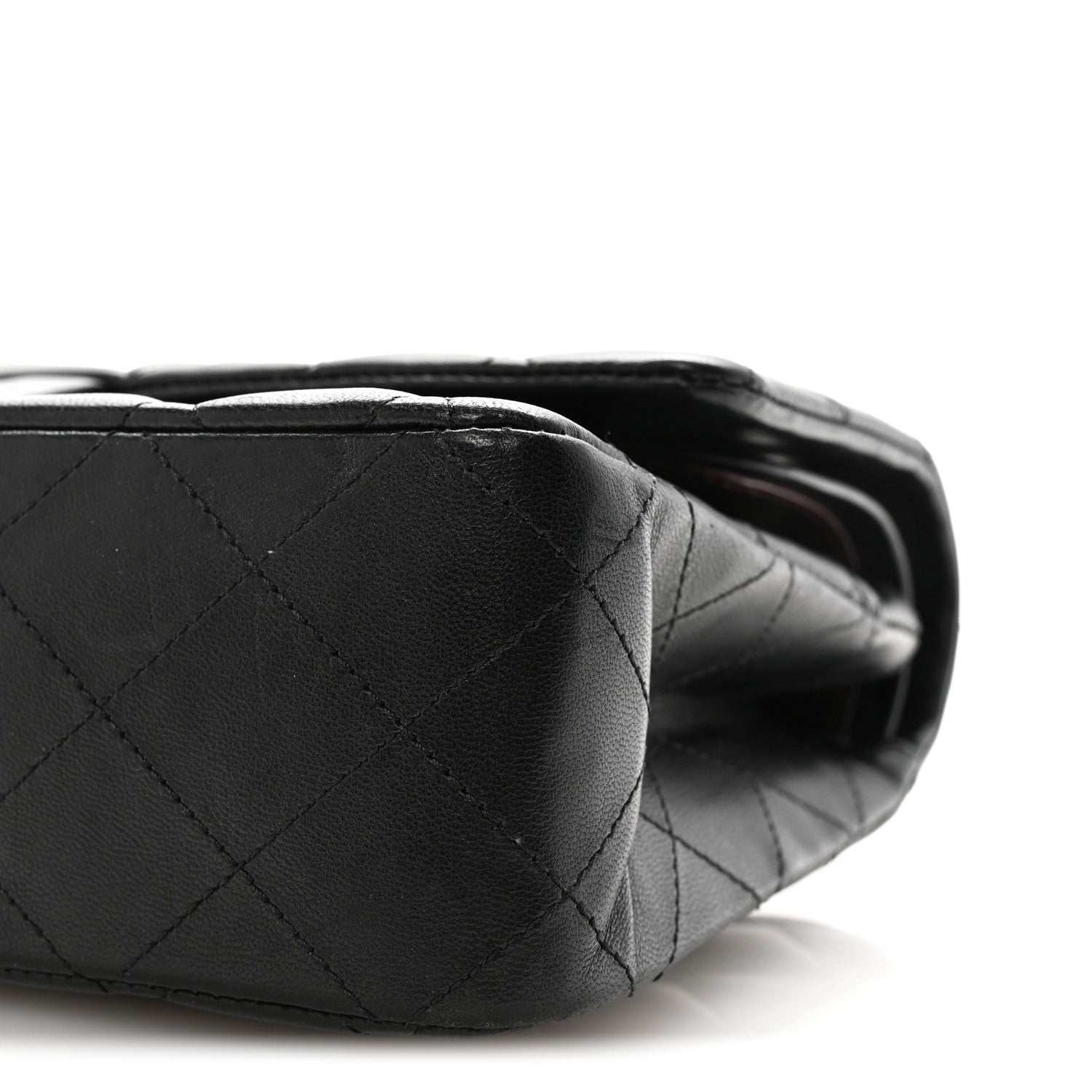 Chanel Lambskin Quilted Medium Double Flap Black