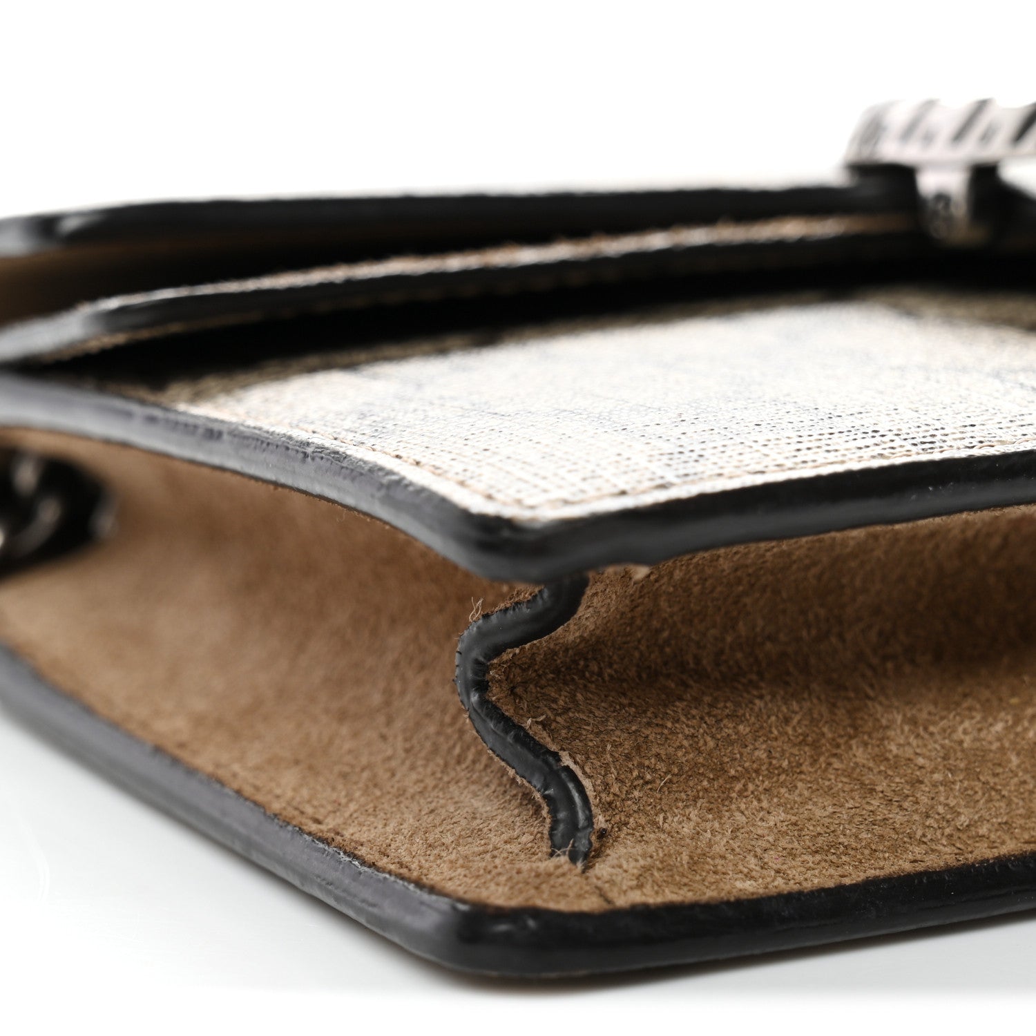 Gucci GG Supreme Monogram Super Mini Dionysus Shoulder Bag Taupe
