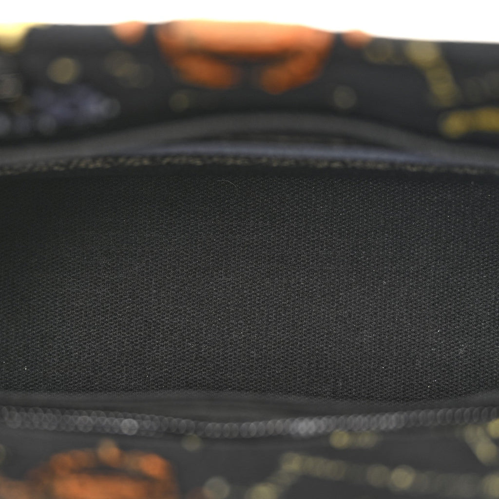 Christian Dior Canvas Pixel Zodiac Embroidered Medium Lady D-Lite Nero Multicolor