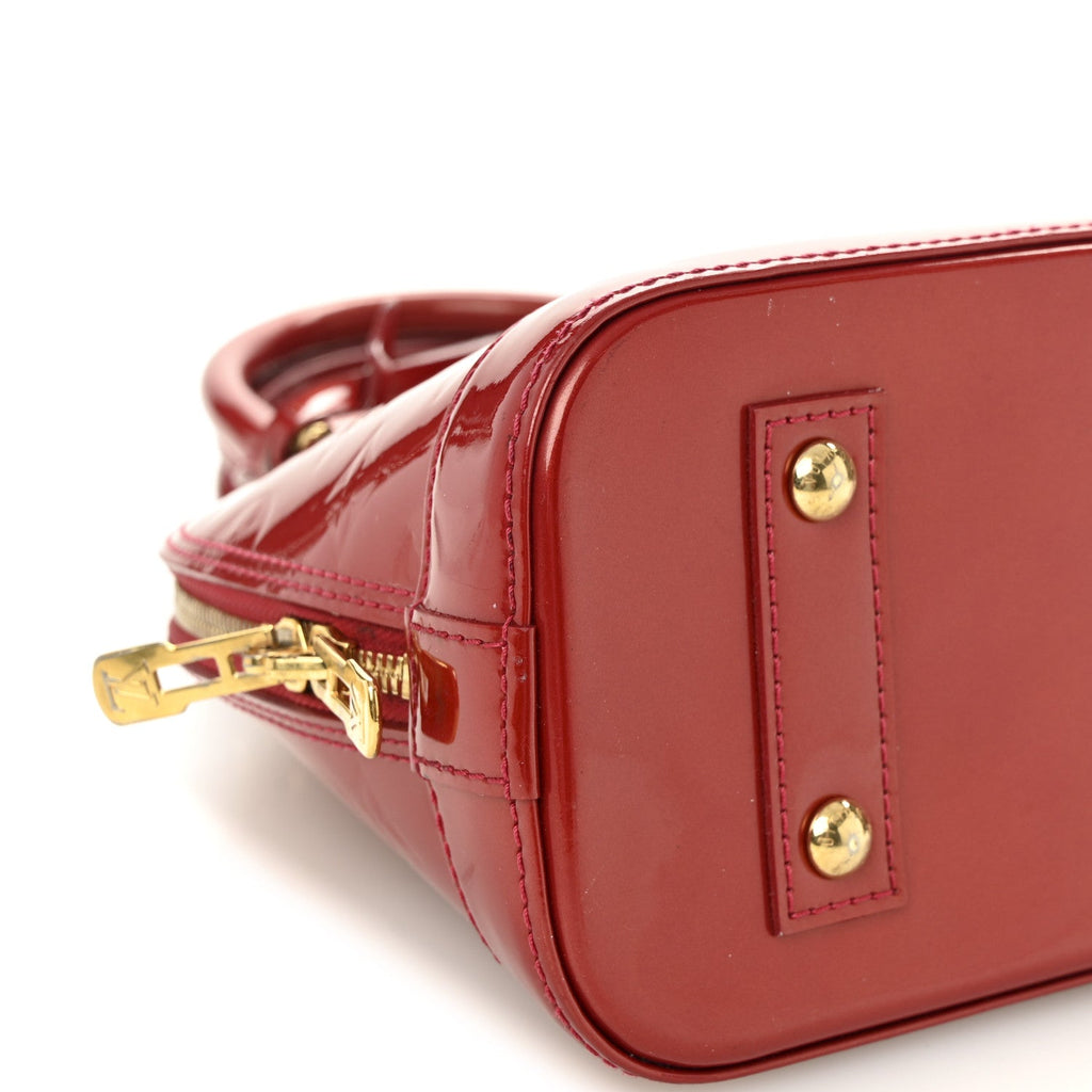 Louis Vuitton Vernis Alma BB Cherry
