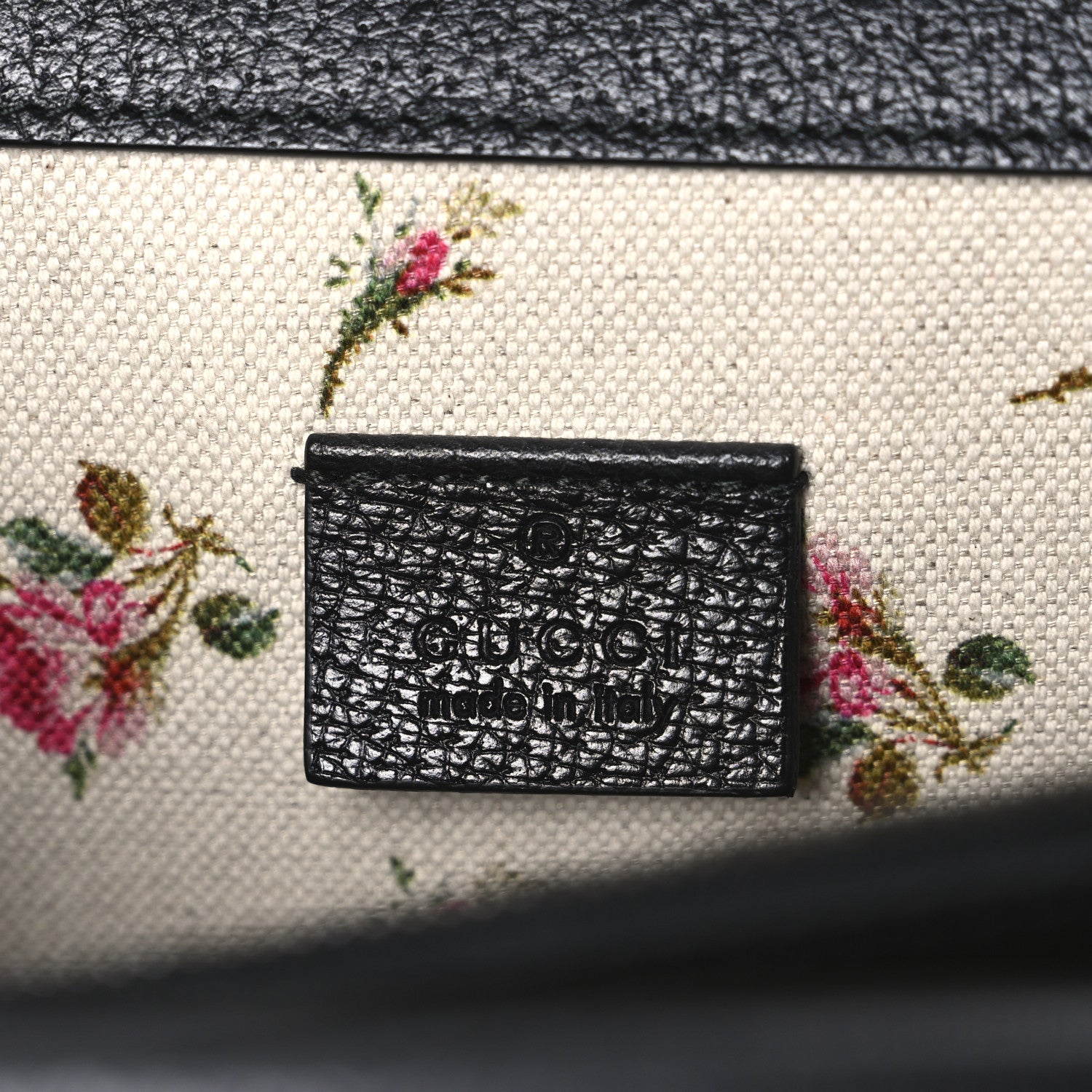 Gucci Calfskin Web Small Dionysus Shoulder Bag Black