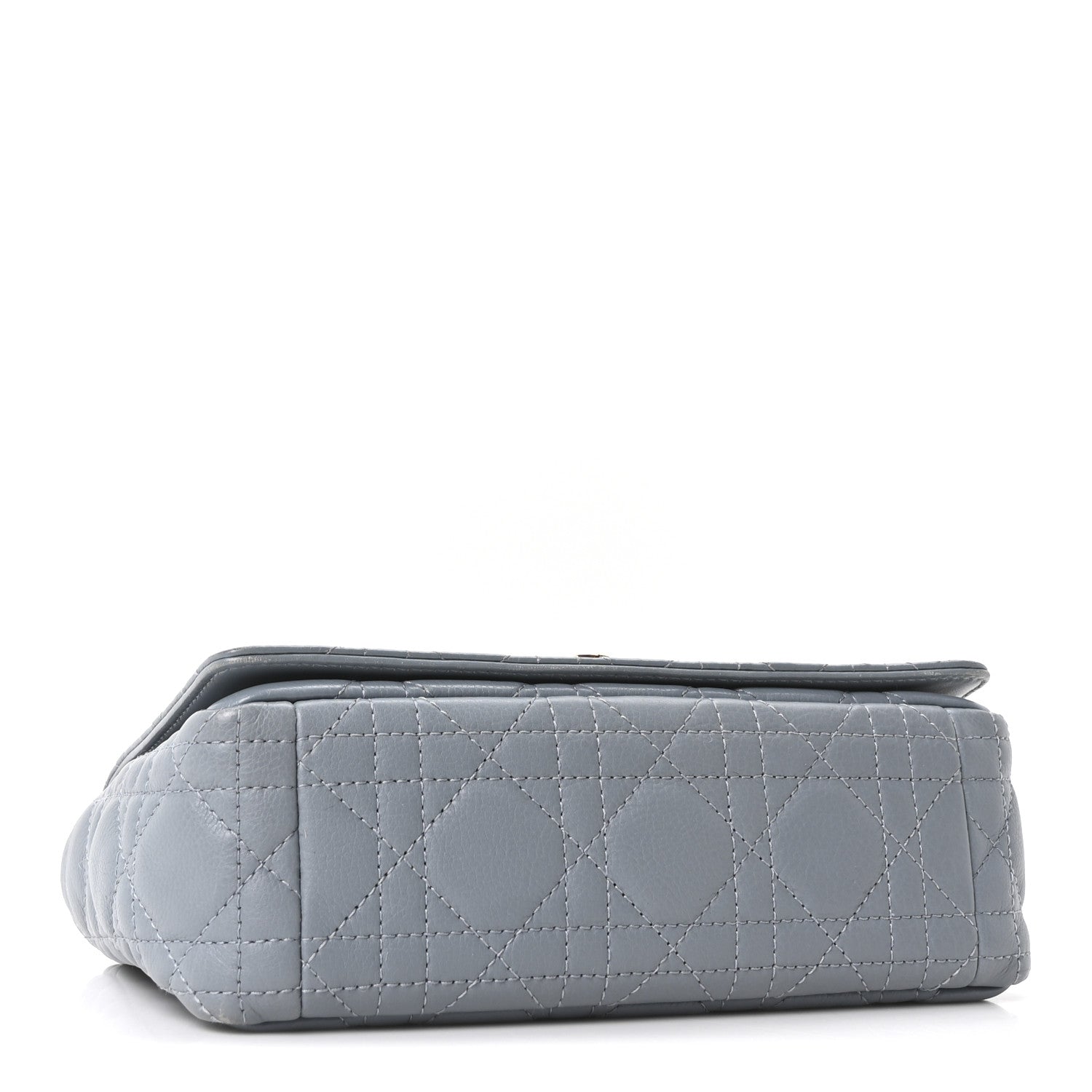 Christian Dior Calfskin Cannage Small Caro Bag Cloud Blue