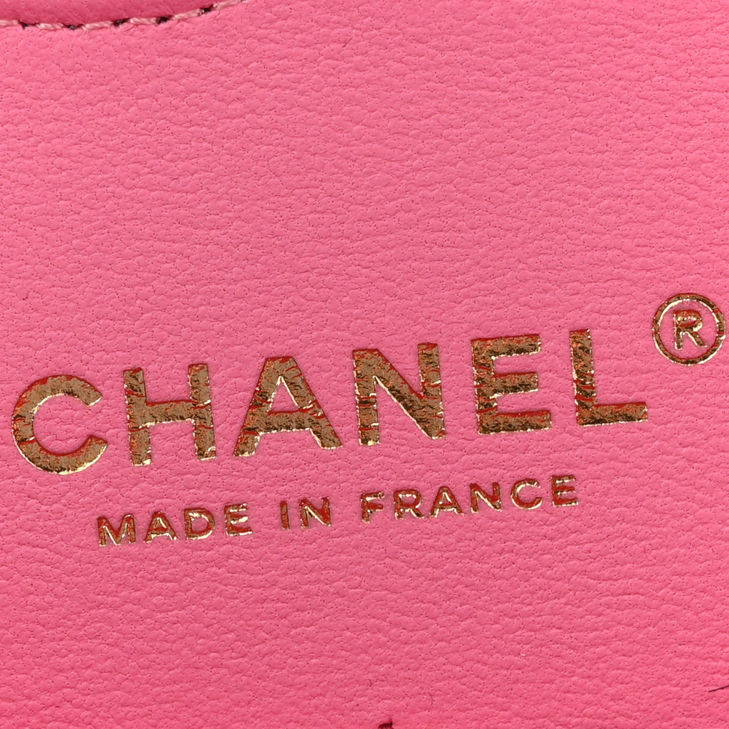 Chanel Caviar Quilted Medium Double Flap Pink