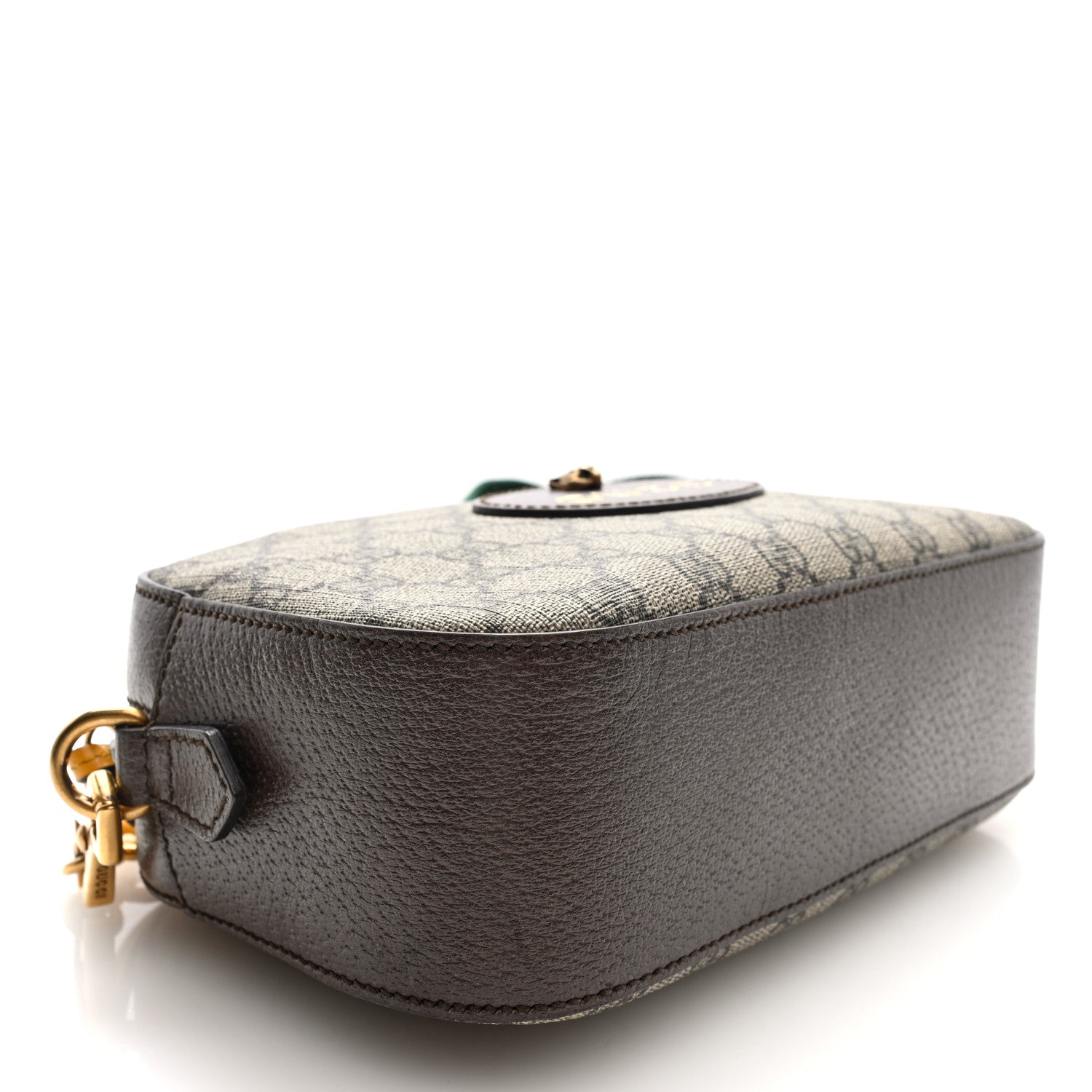 Gucci GG Supreme Monogram Web Neo Vintage Shoulder Bag Beige New Acero Crop