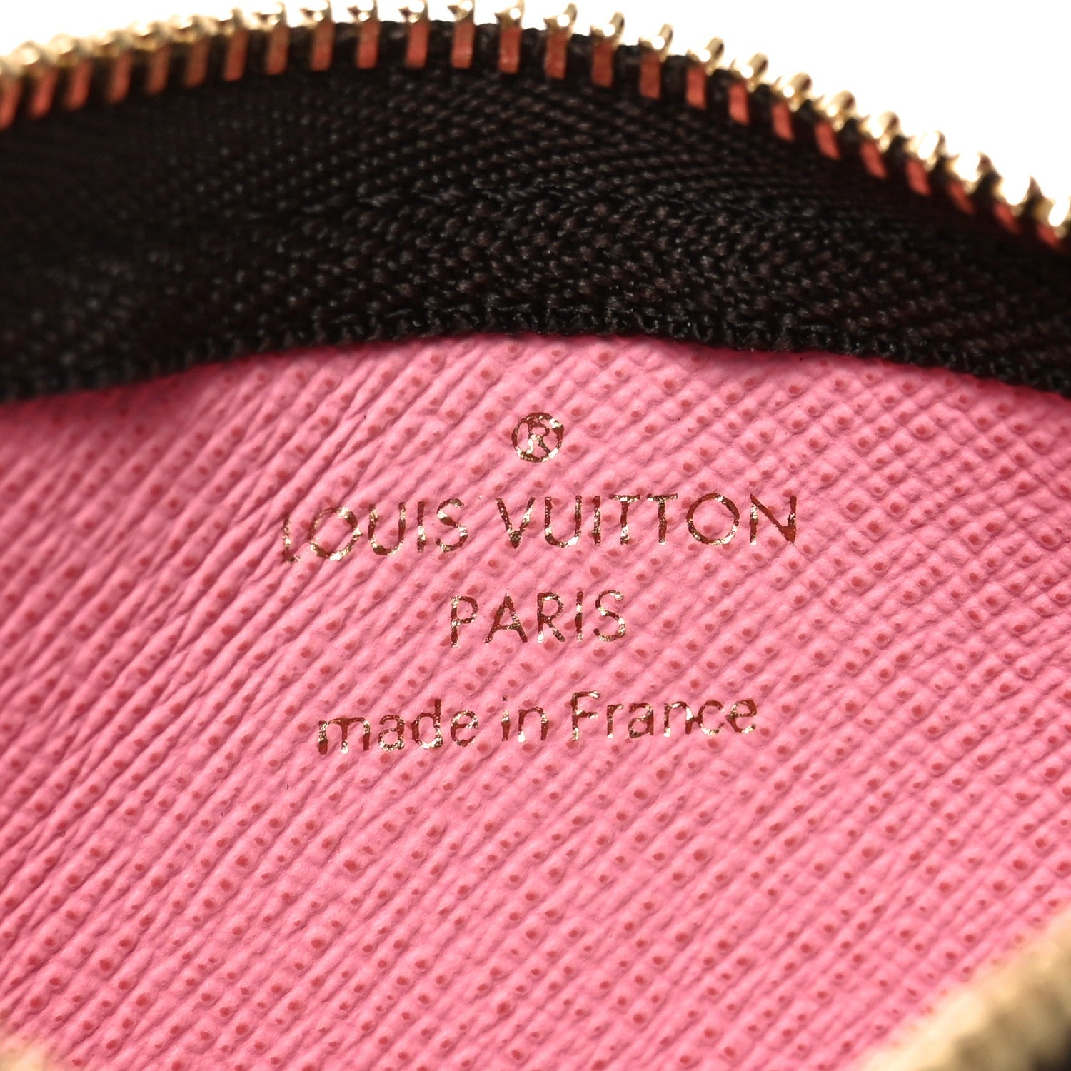 Louis Vuitton Monogram 2022 Christmas Animation Paris Key Pouch Pink