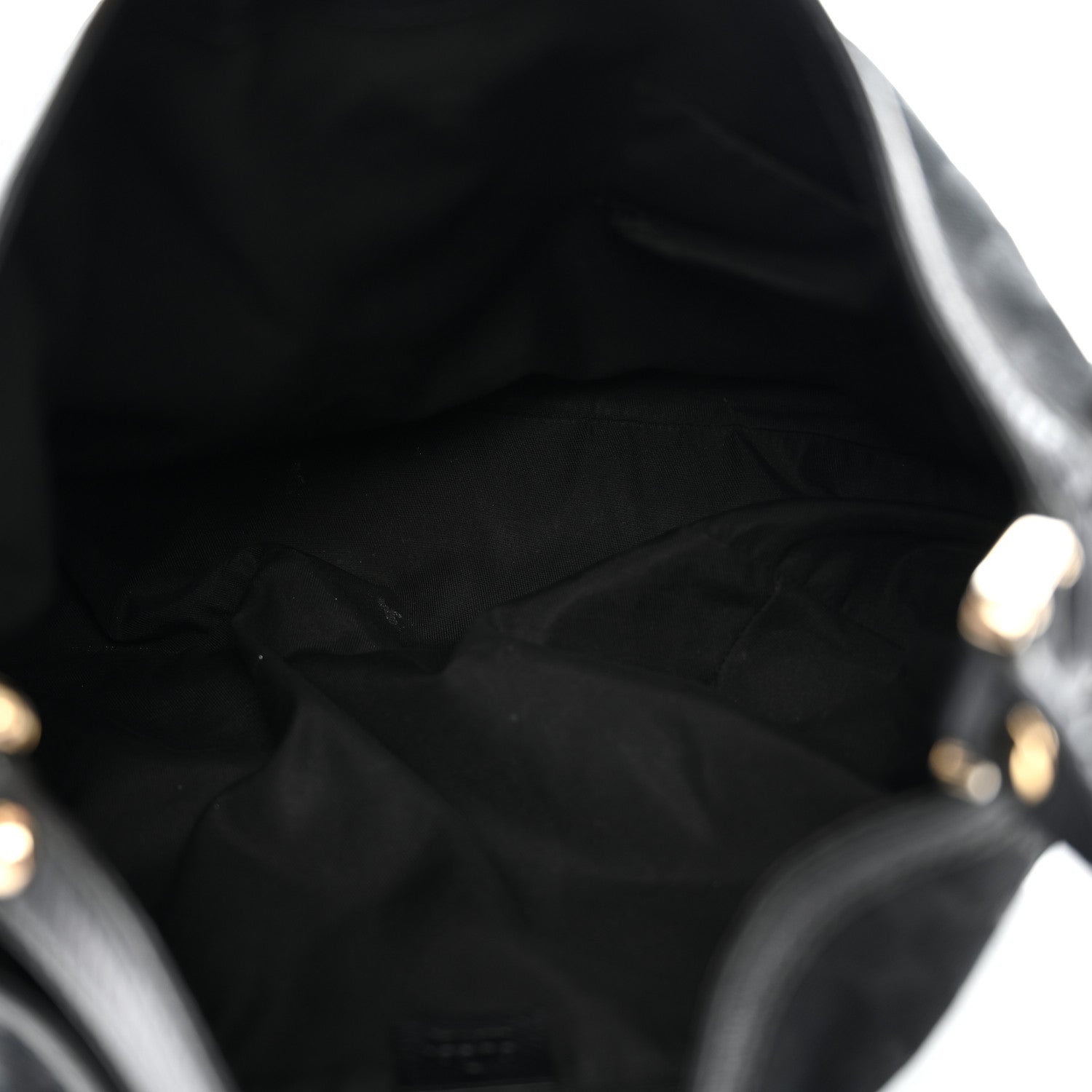 Gucci Monogram Large New Ladies Web Hobo Black