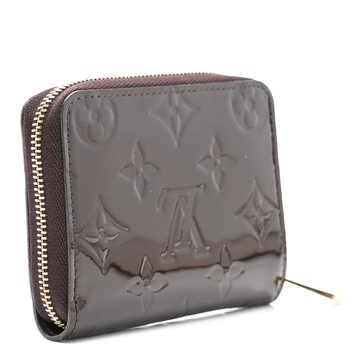 Louis Vuitton Vernis Zippy Coin Purse Wallet Amarante