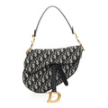 Christian Dior Oblique Saddle Bag Blue