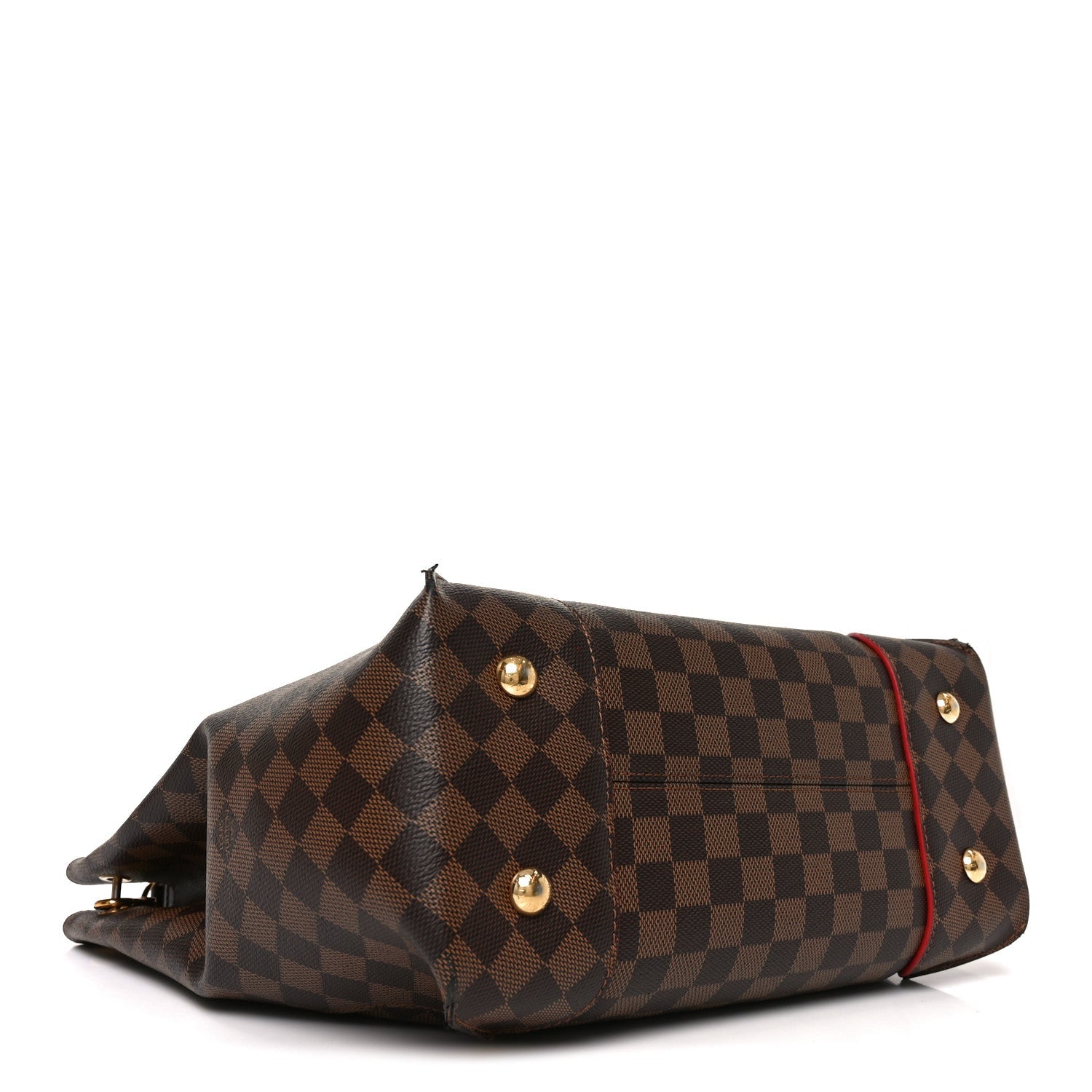 Louis Vuitton Damier Ebene Caissa Hobo Cherry