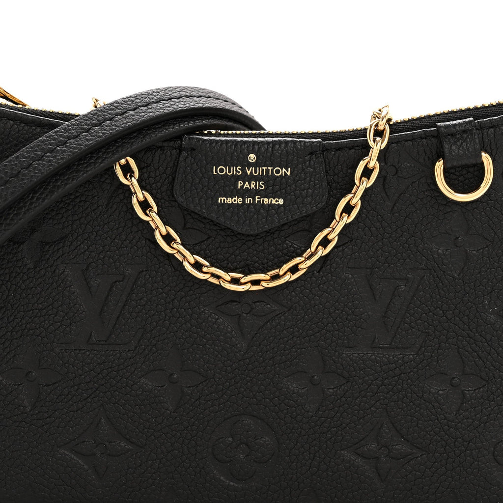 Louis Vuitton Empreinte Easy Pouch On Strap Black