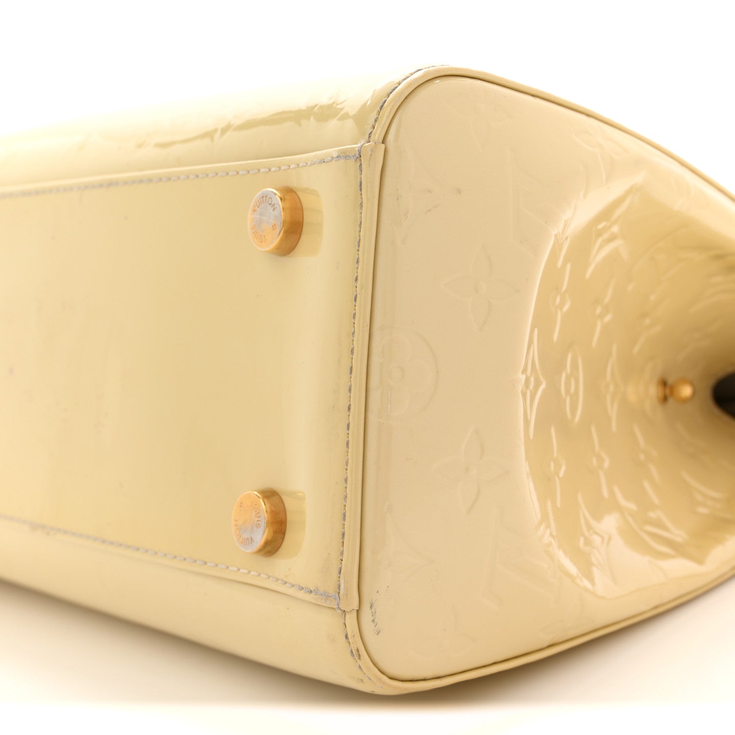Louis Vuitton Vernis Brea MM Blanc Corail