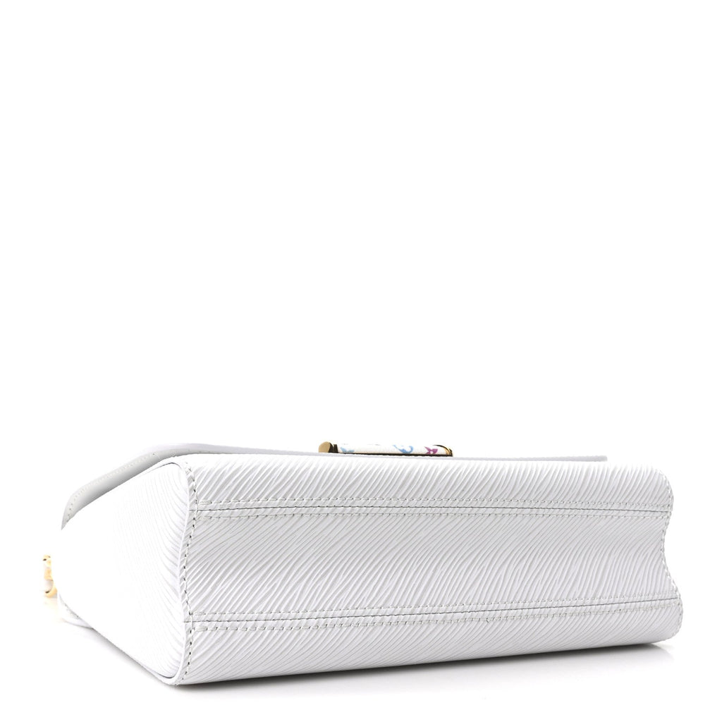 Louis Vuitton LV X TM Epi Twist MM Slim Shoulder Bag White