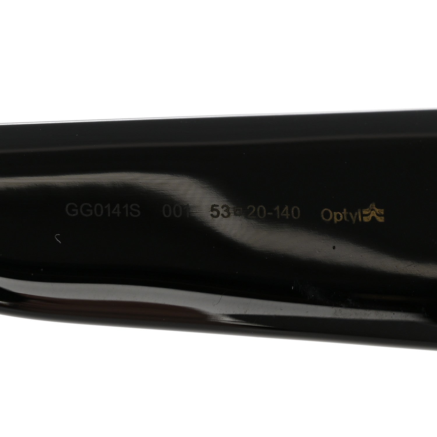 Gucci Acetate Square Frame Sunglasses GG0141S Black