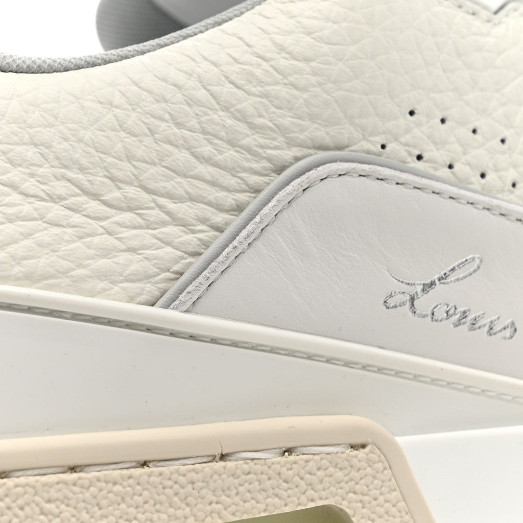 Louis Vuitton Calfskin Mens LV Trainer Sneakers 9 White