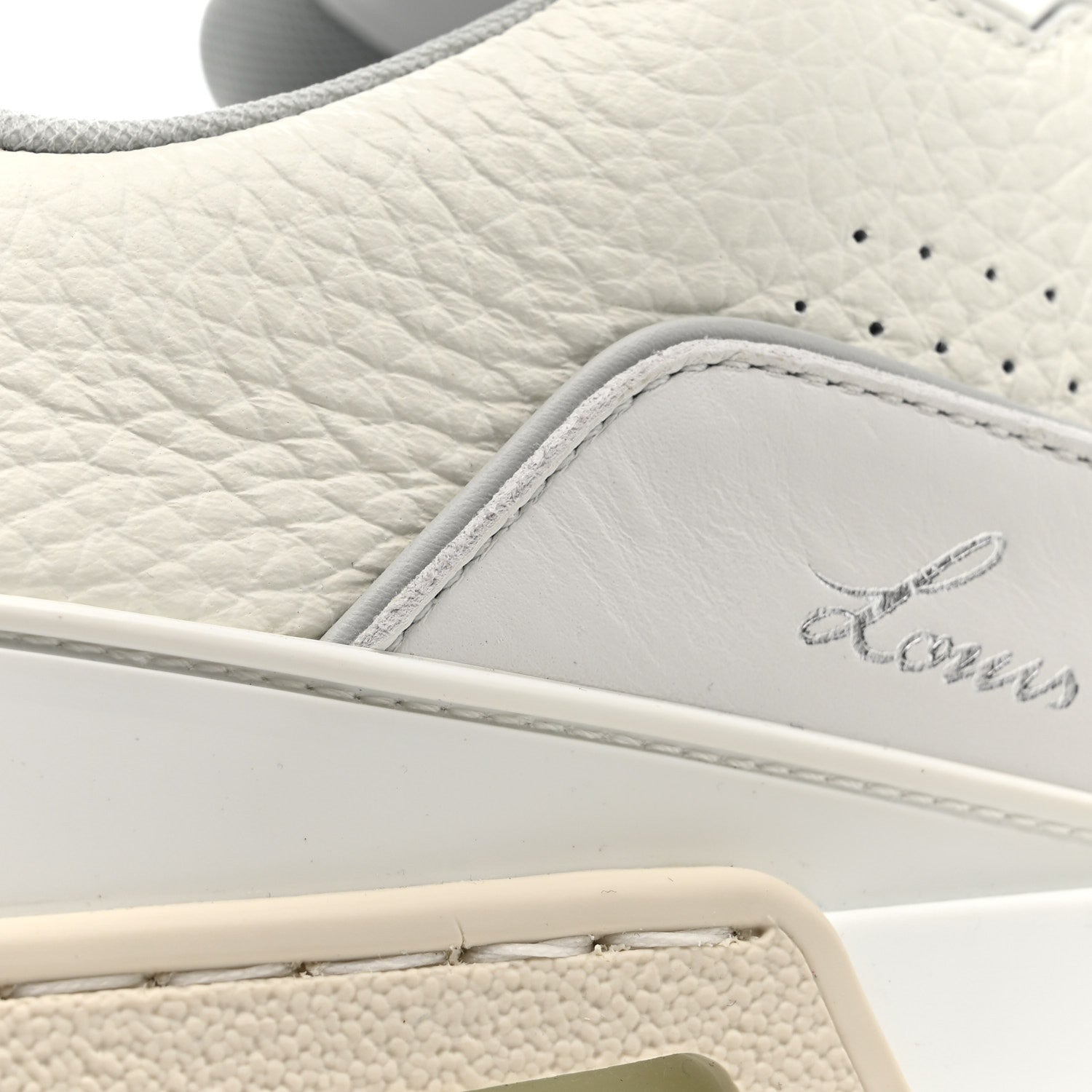 Louis Vuitton Calfskin Mens LV Trainer Sneakers 9 White
