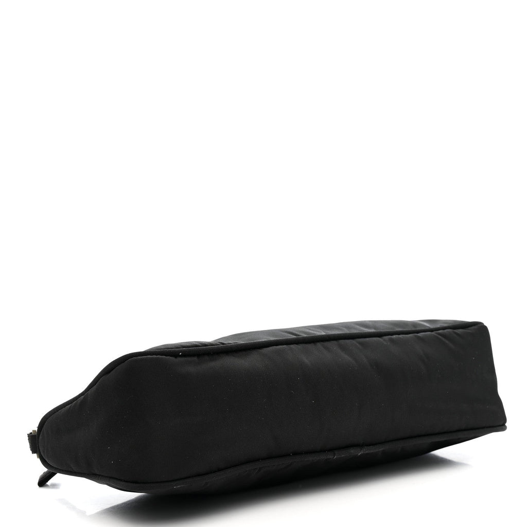 Prada Tessuto Nylon Pochette Bag Black