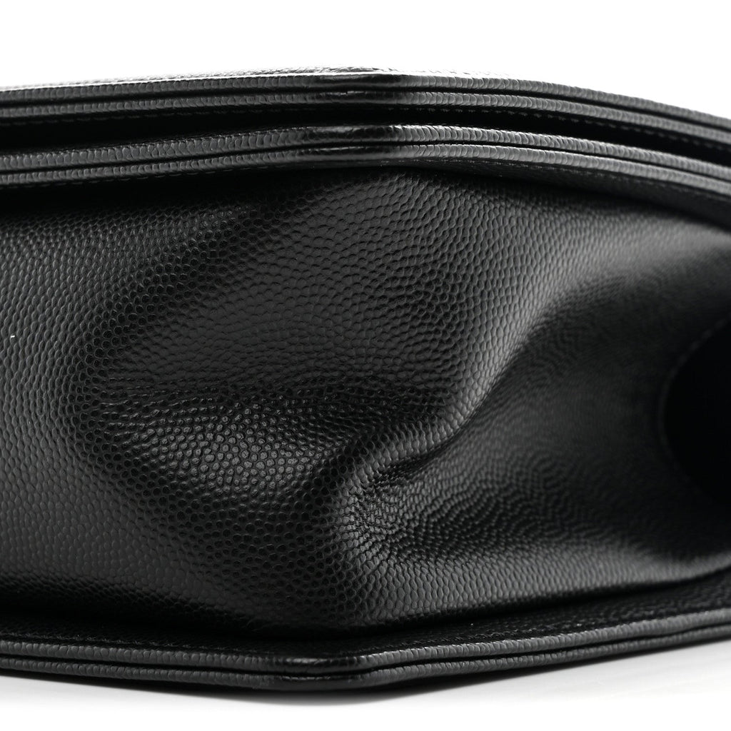 Chanel Caviar Quilted Medium Boy Flap Black
