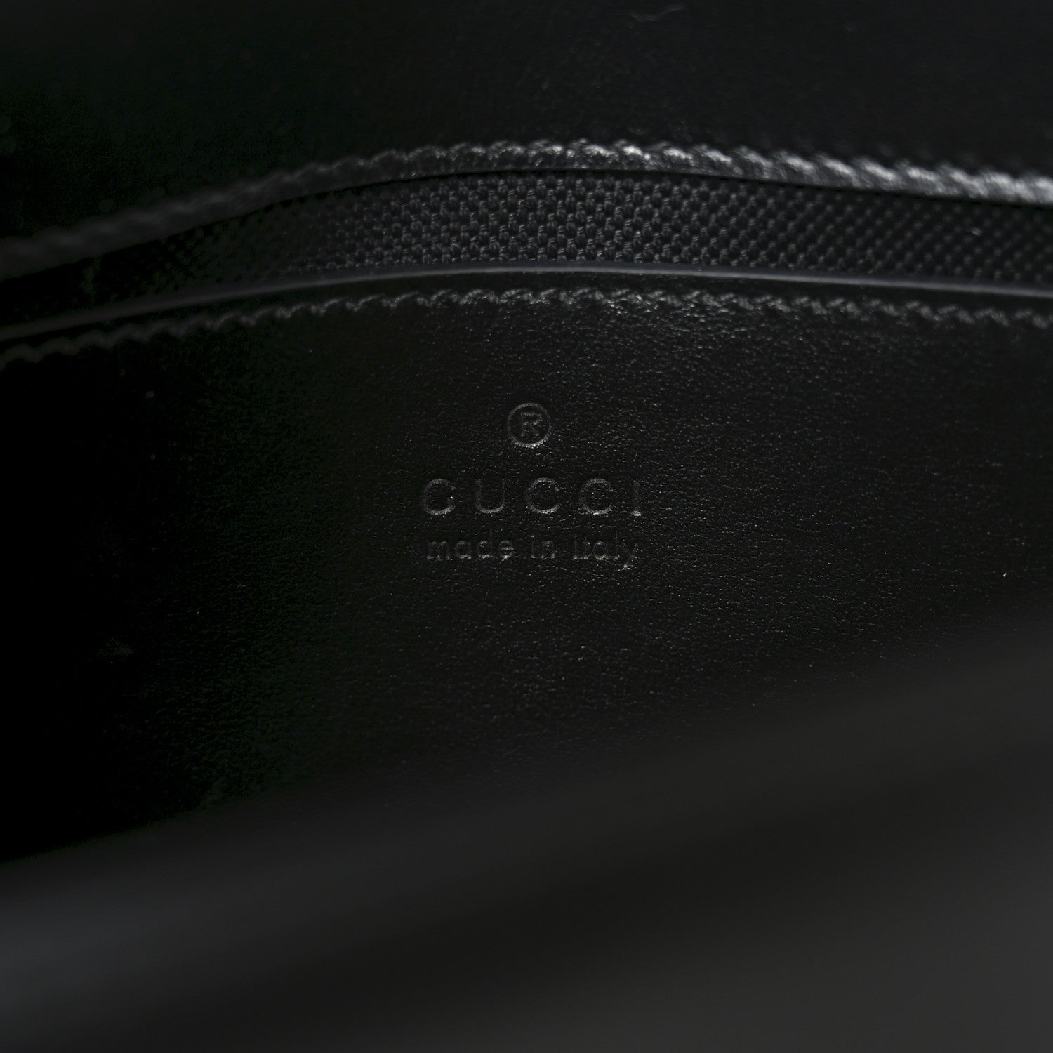 Gucci Calfskin Matelasse Monochrome Mini GG Marmont Shoulder Bag Black