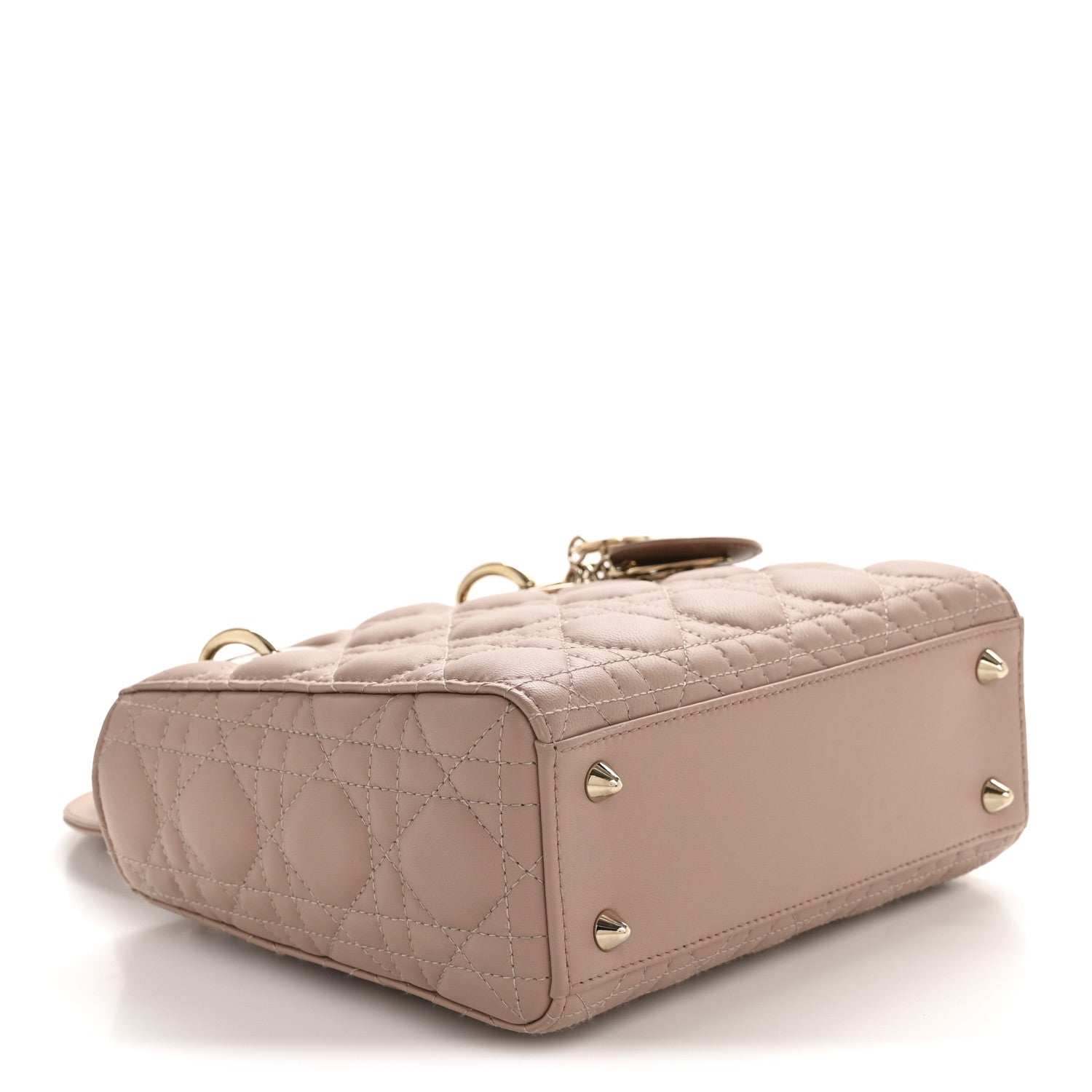 Christian Dior Lambskin Cannage Small My ABC Dior Lady Dior Blush