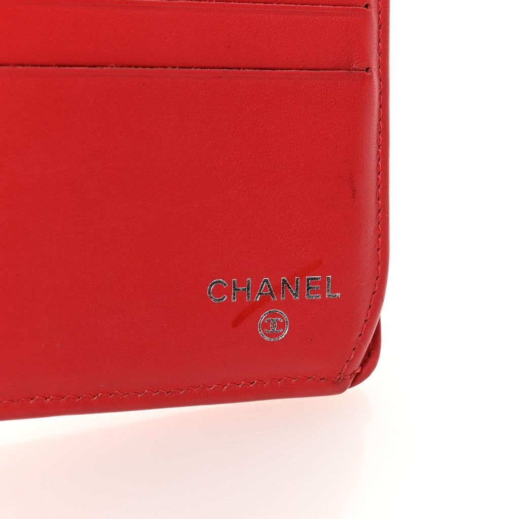 Caviar Quilted CC French Wallet Pink