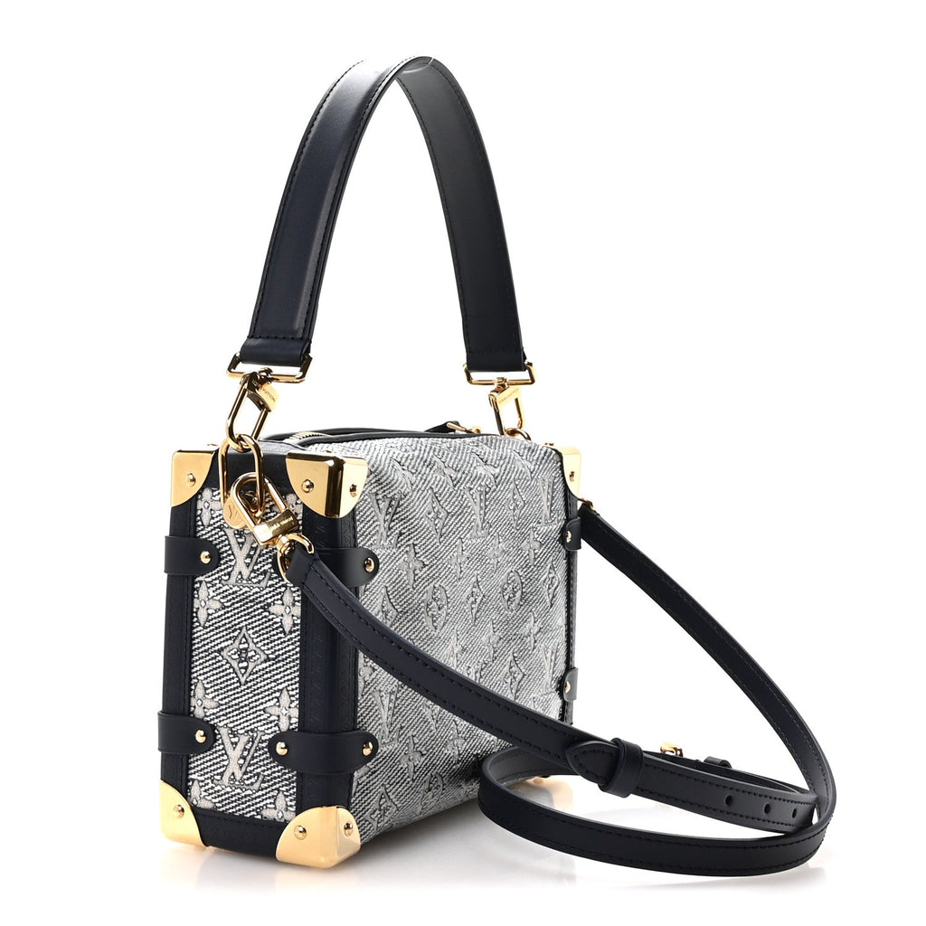 Louis Vuitton Monoglam Side Trunk MM Blue