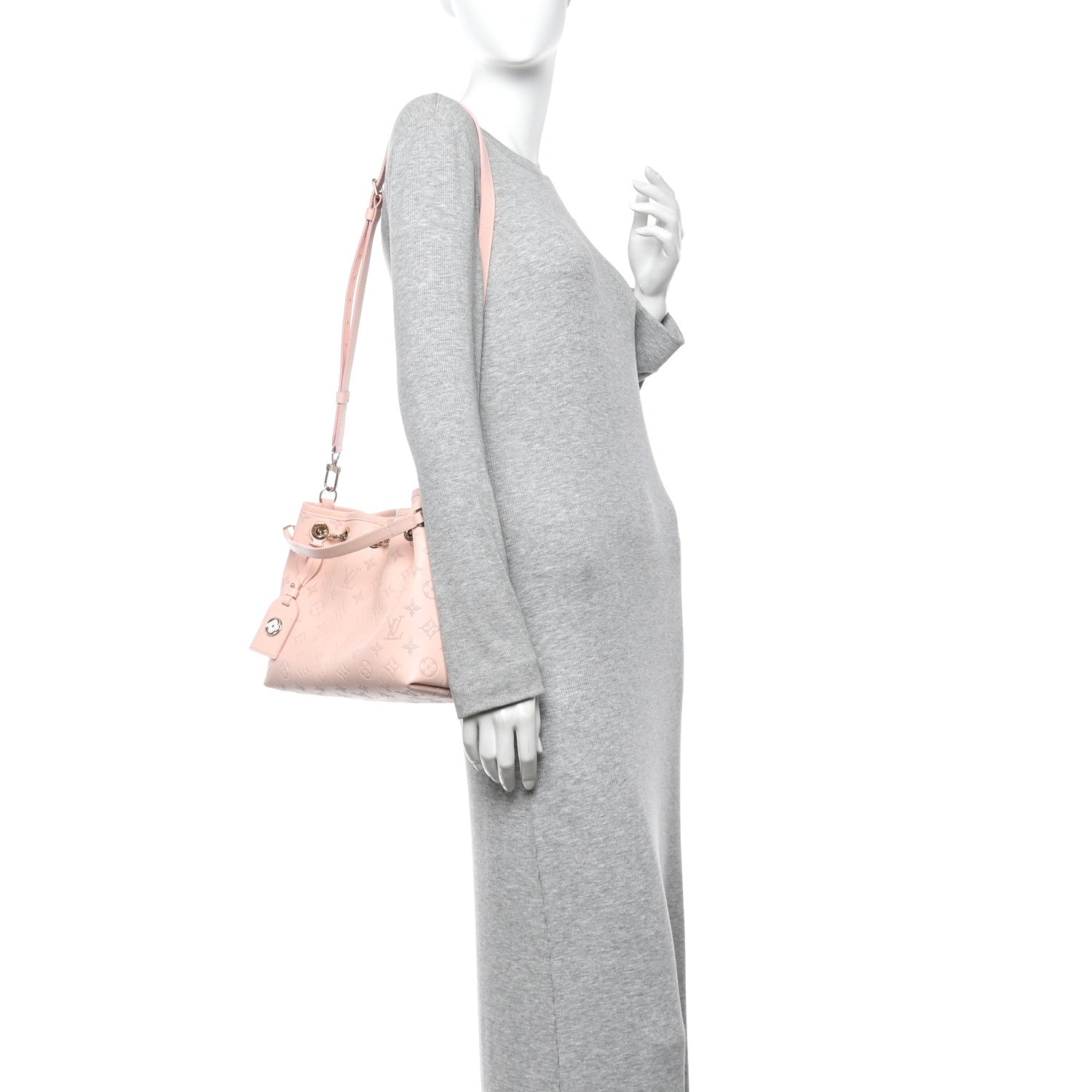 Louis Vuitton Embossed Monogram LV Bundle Jasmine Pink