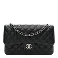Chanel Caviar Quilted Jumbo Double Flap Black
