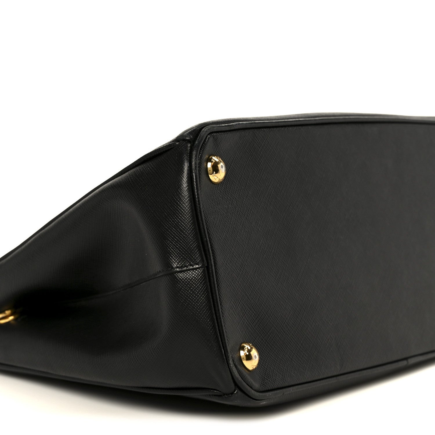 Prada Saffiano Lux Small Galleria Double Zip Tote Black