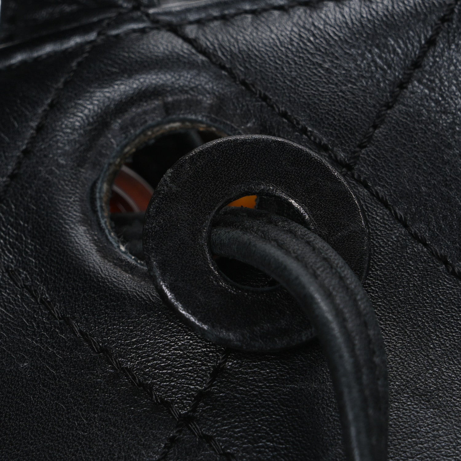 Chanel Lambskin Diamond Stitched Shoulder Bag Black