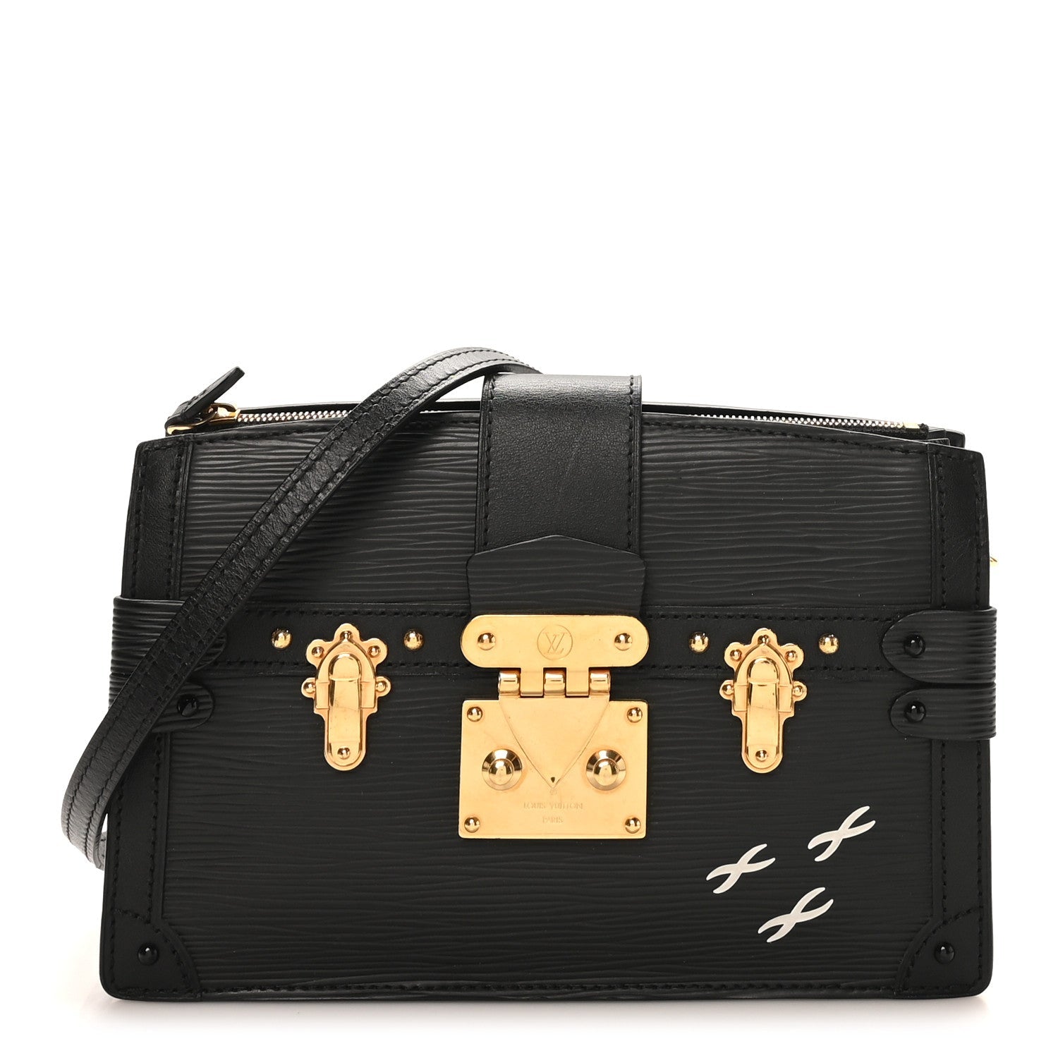 Louis Vuitton Epi Trunk Clutch Black