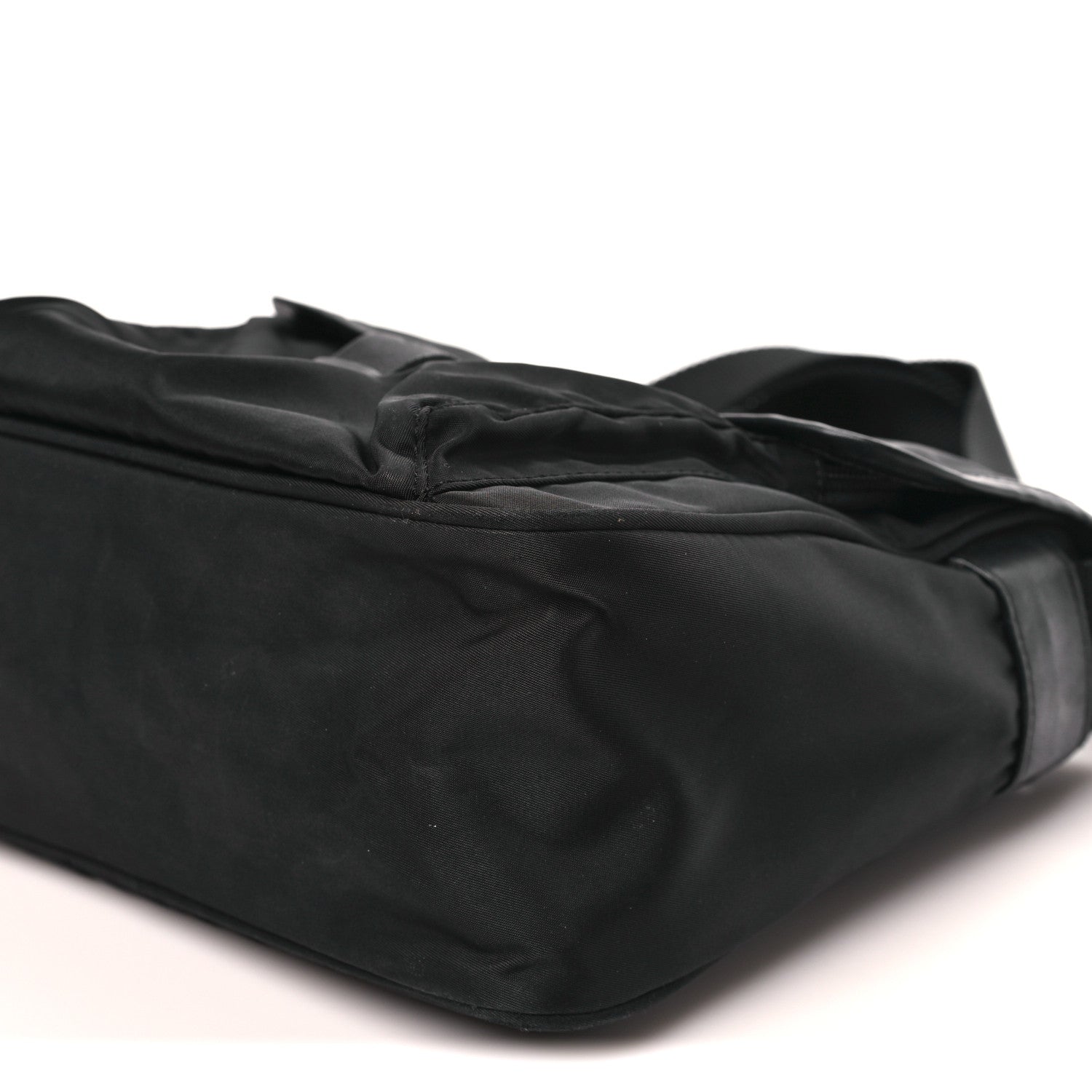 Prada Nylon Vela Messenger Black