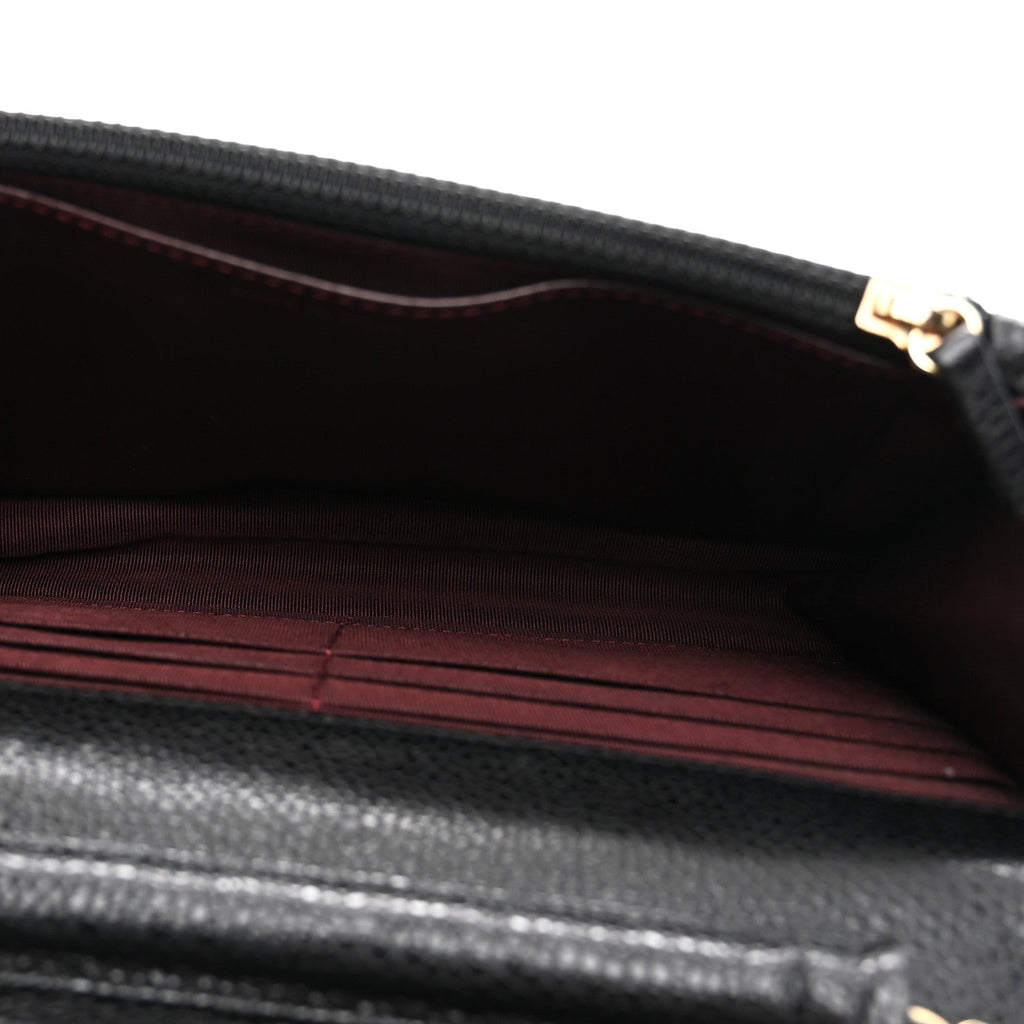 Chanel Caviar Quilted Wallet on Chain WOC Black