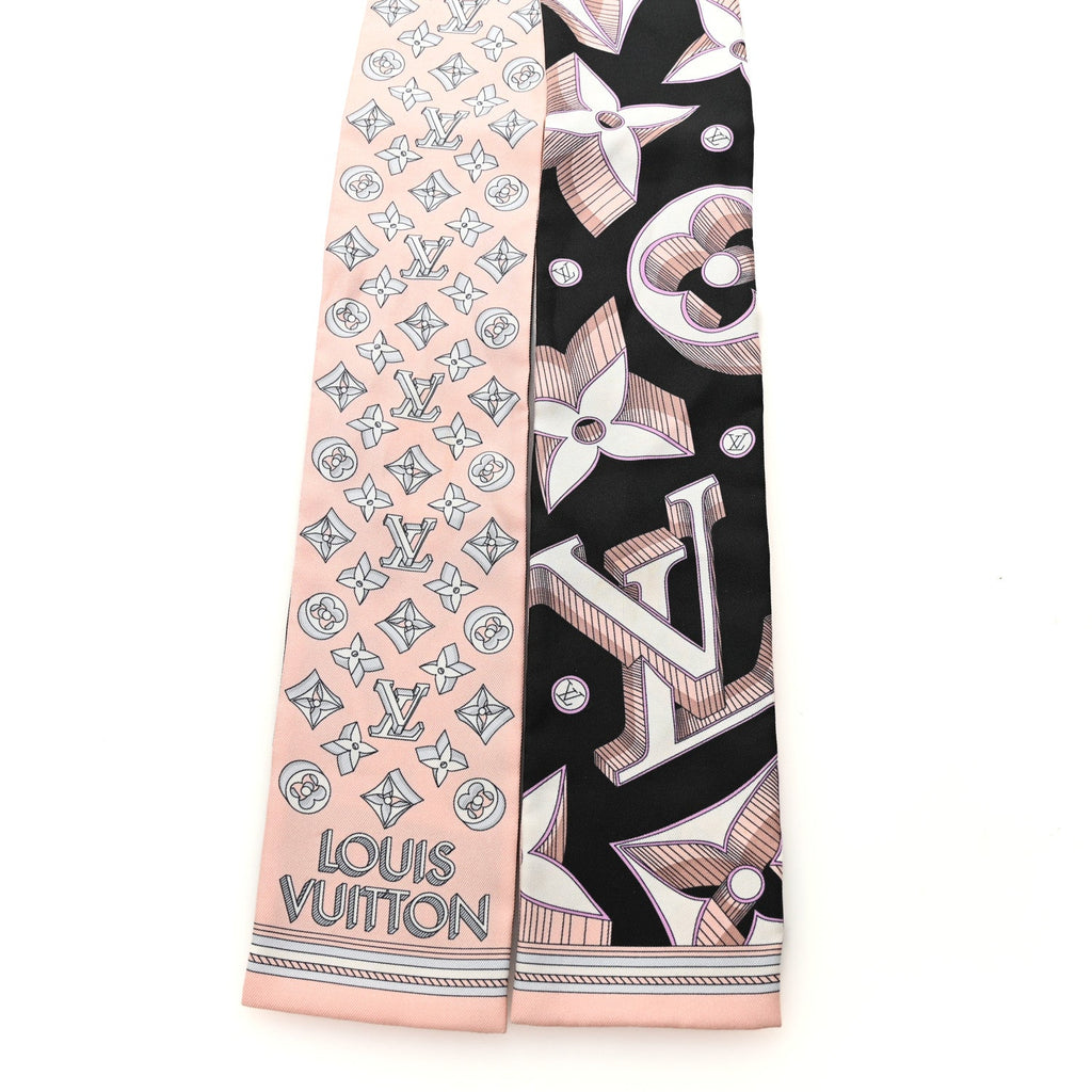 Louis Vuitton Silk Ultimate 3D Bandeau Rose Clair Black